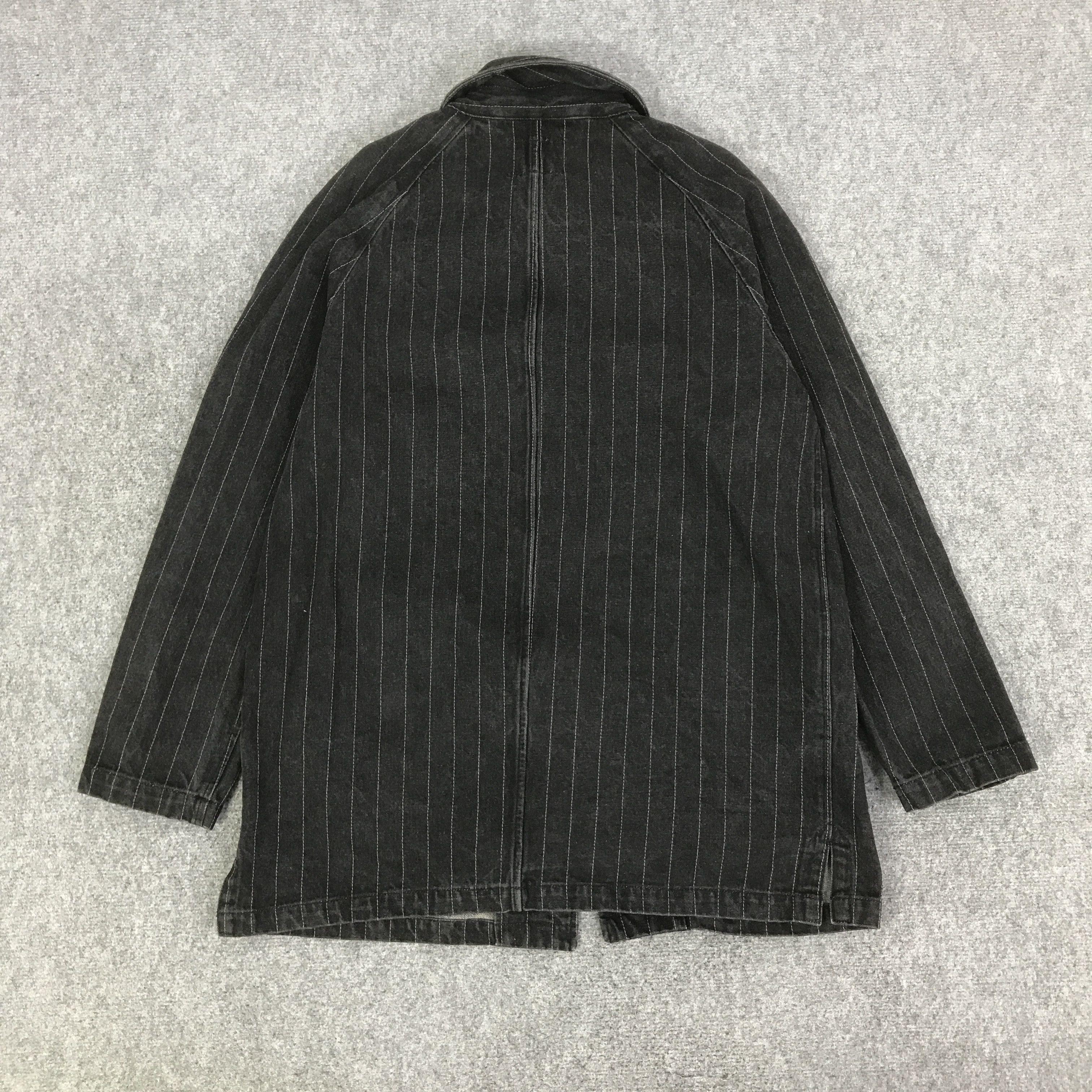 Woolrich Woolen Mills WOOLRICH BLACK DENIM BUTTON JACKET K84B10 Size US L / EU 52-54 / 3 - 3 Thumbnail