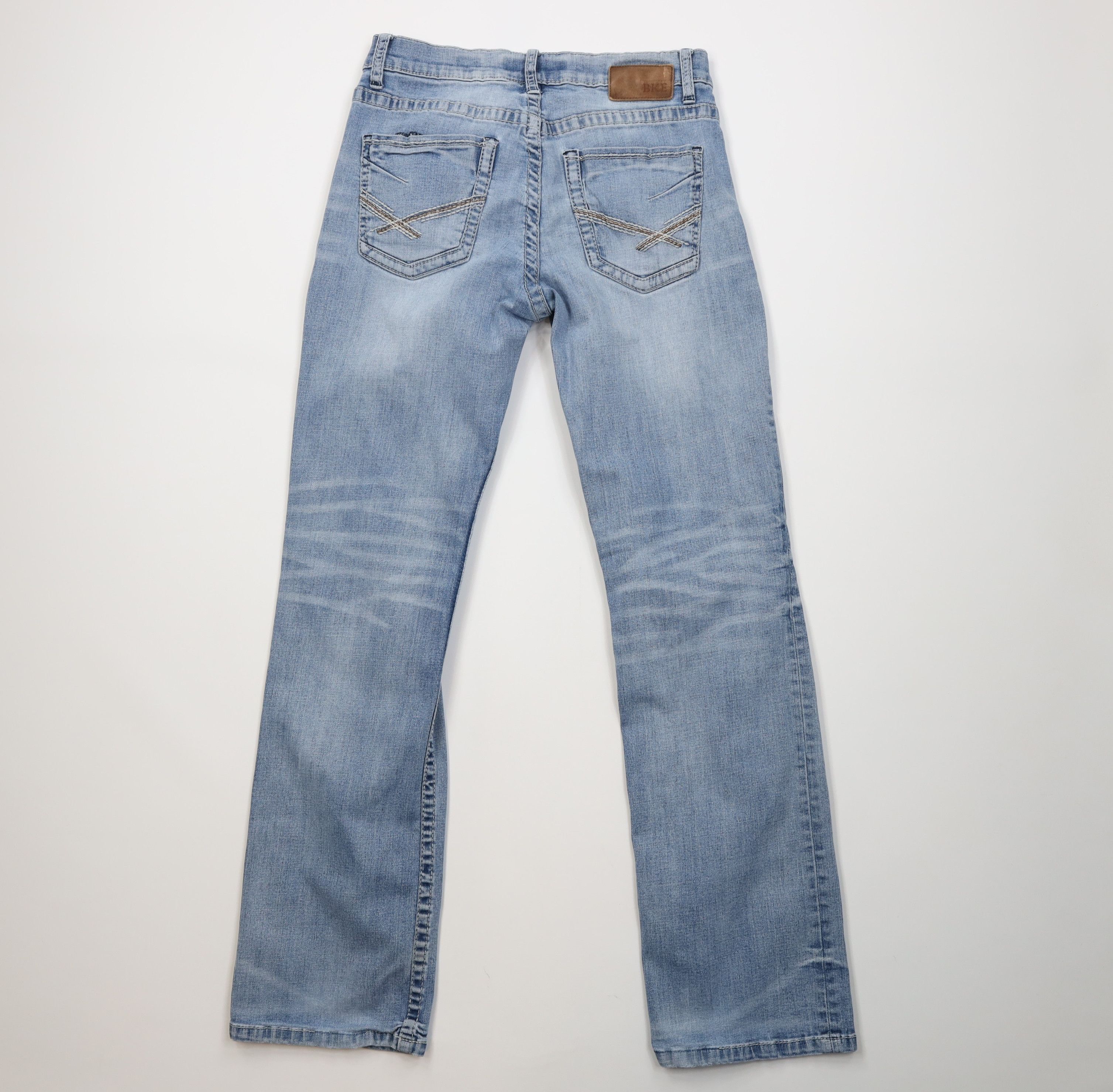 Vintage Buckle BKE Thick Stitch Jake Bootleg Denim Jeans Stretch Size US 32 / EU 48 - 11 Thumbnail