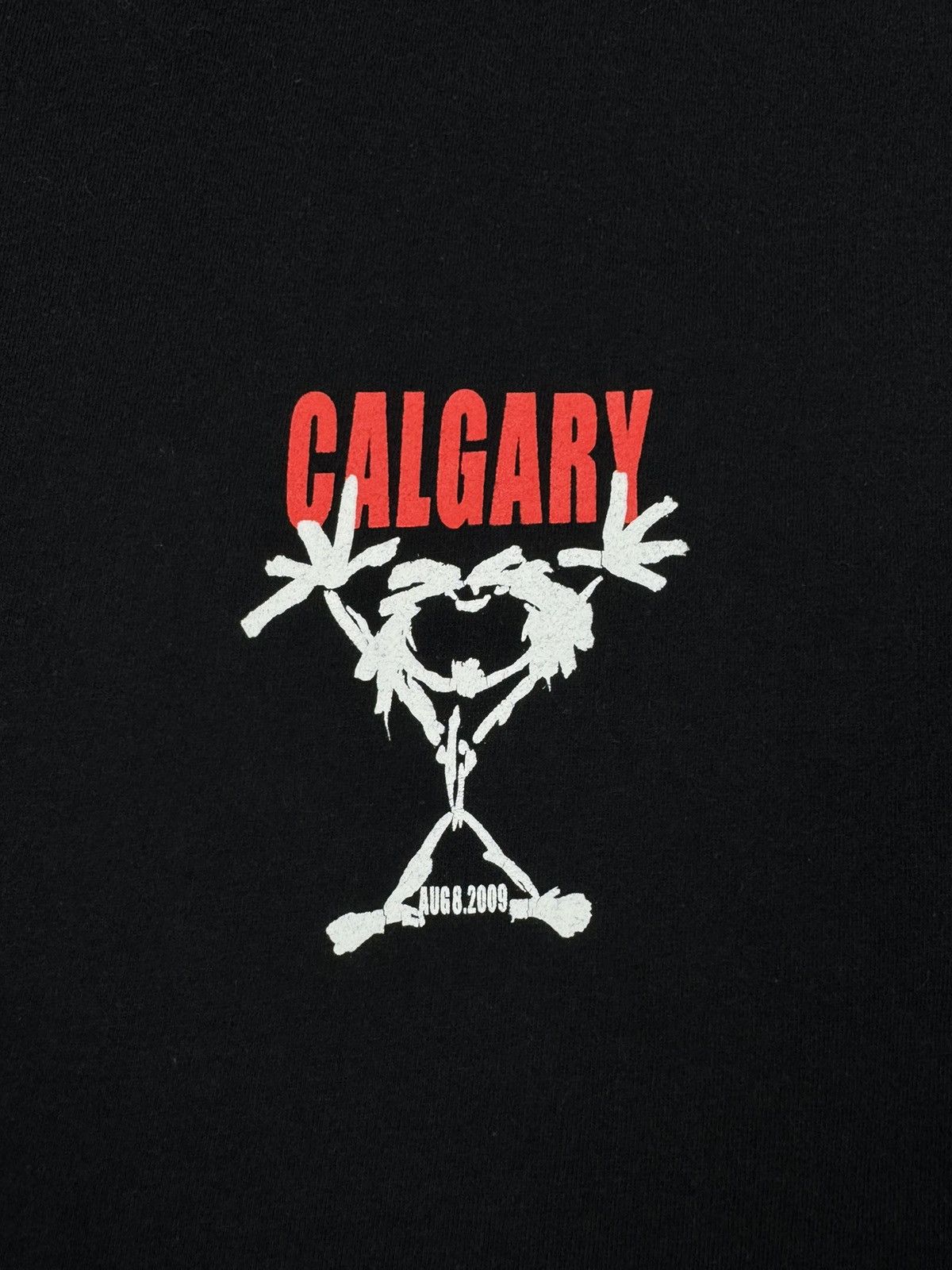 Band Tees 2009 Pearl Jam Cargary Tour T-Shirt Made in USA Size US XL / EU 56 / 4 - 4 Thumbnail
