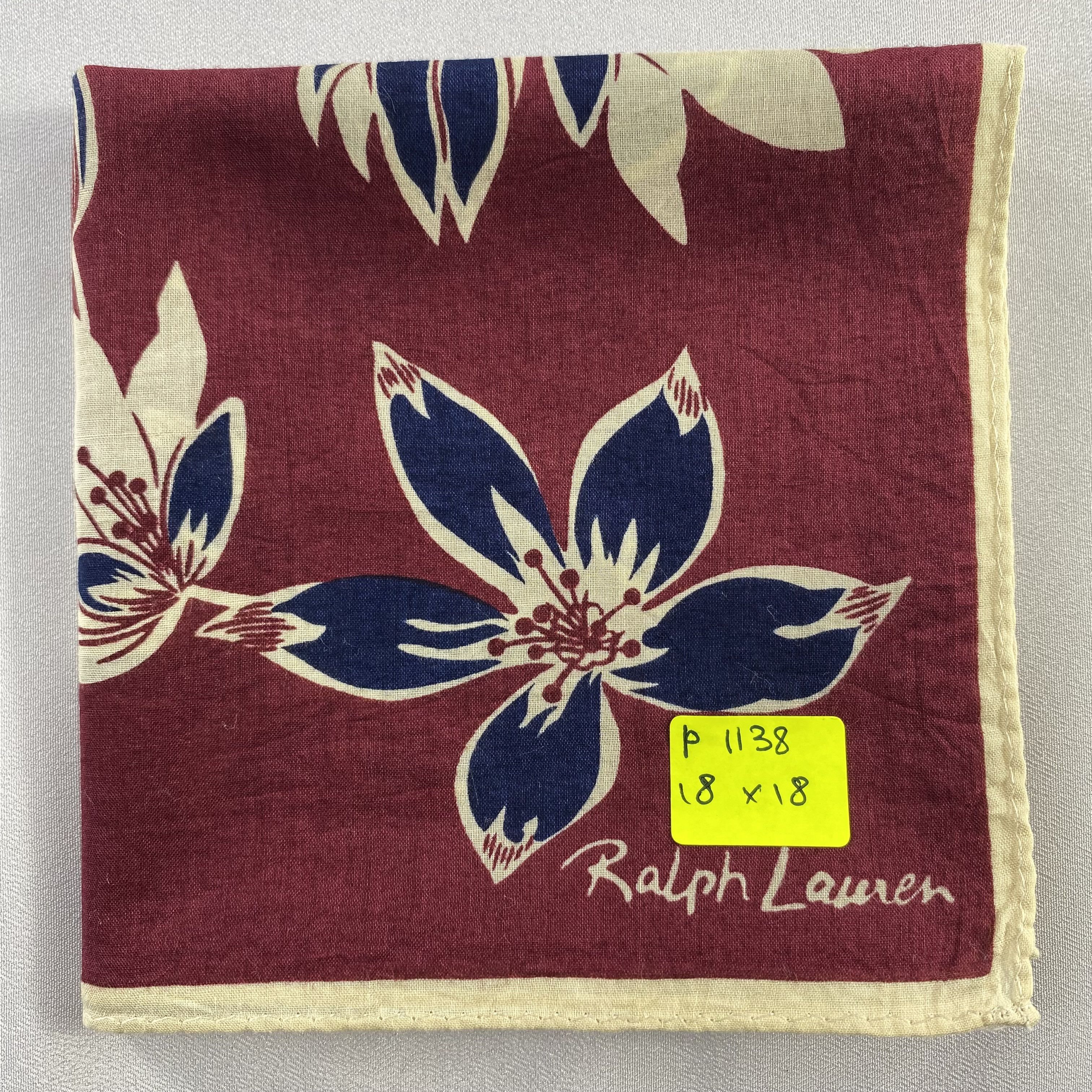 Ralph Lauren × Vintage Ralph Lauren Handkerchief / Neckerchief / Bandana-P1138 Size ONE SIZE - 5 Thumbnail