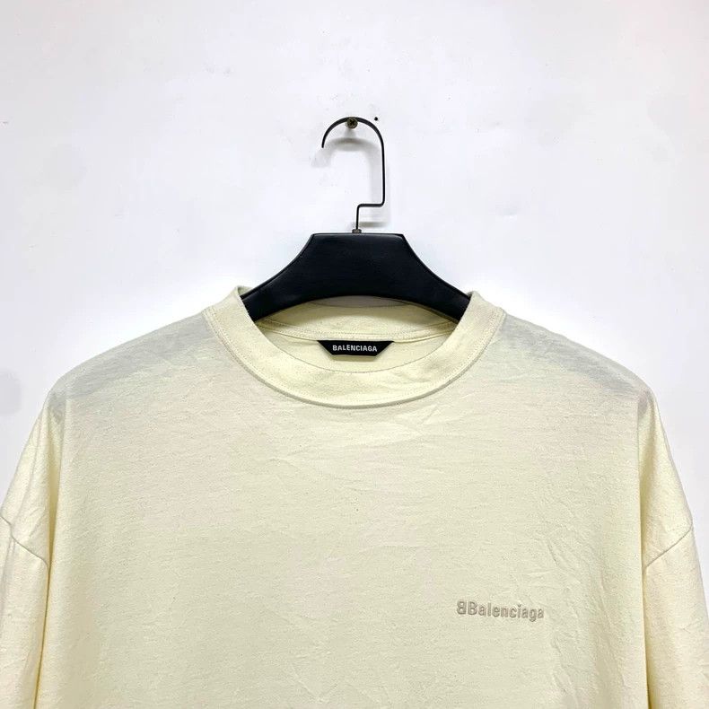 Balenciaga Balenciaga Khaki Double B Short Sleeve, Summer Essential, Size US S / EU 44-46 / 1 - 5 Thumbnail