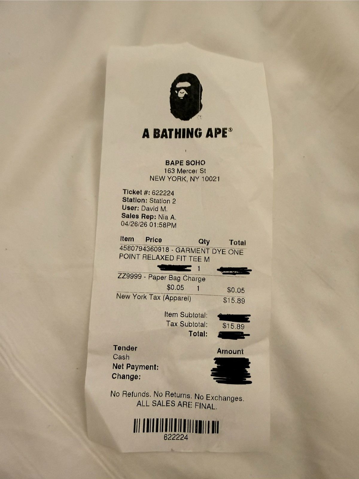 Bape BAPE tshirt Size US S / EU 44-46 / 1 - 3 Thumbnail