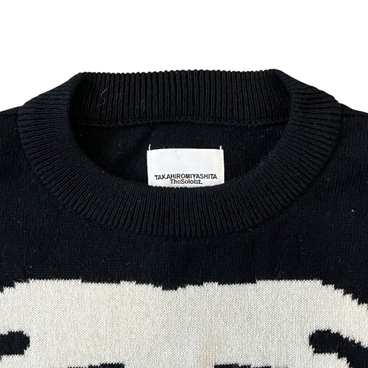 Takahiromiyashita The Soloist. TAKAHIROMIYASHITA The Soloist. 24AW Bone pullover Knit Size US L / EU 52-54 / 3 - 2 Thumbnail