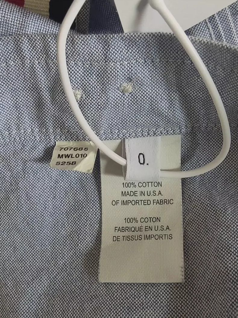 Thom Browne Thom Browne Blue front-closure shirt Size US XS / EU 42 / 0 - 5 Thumbnail