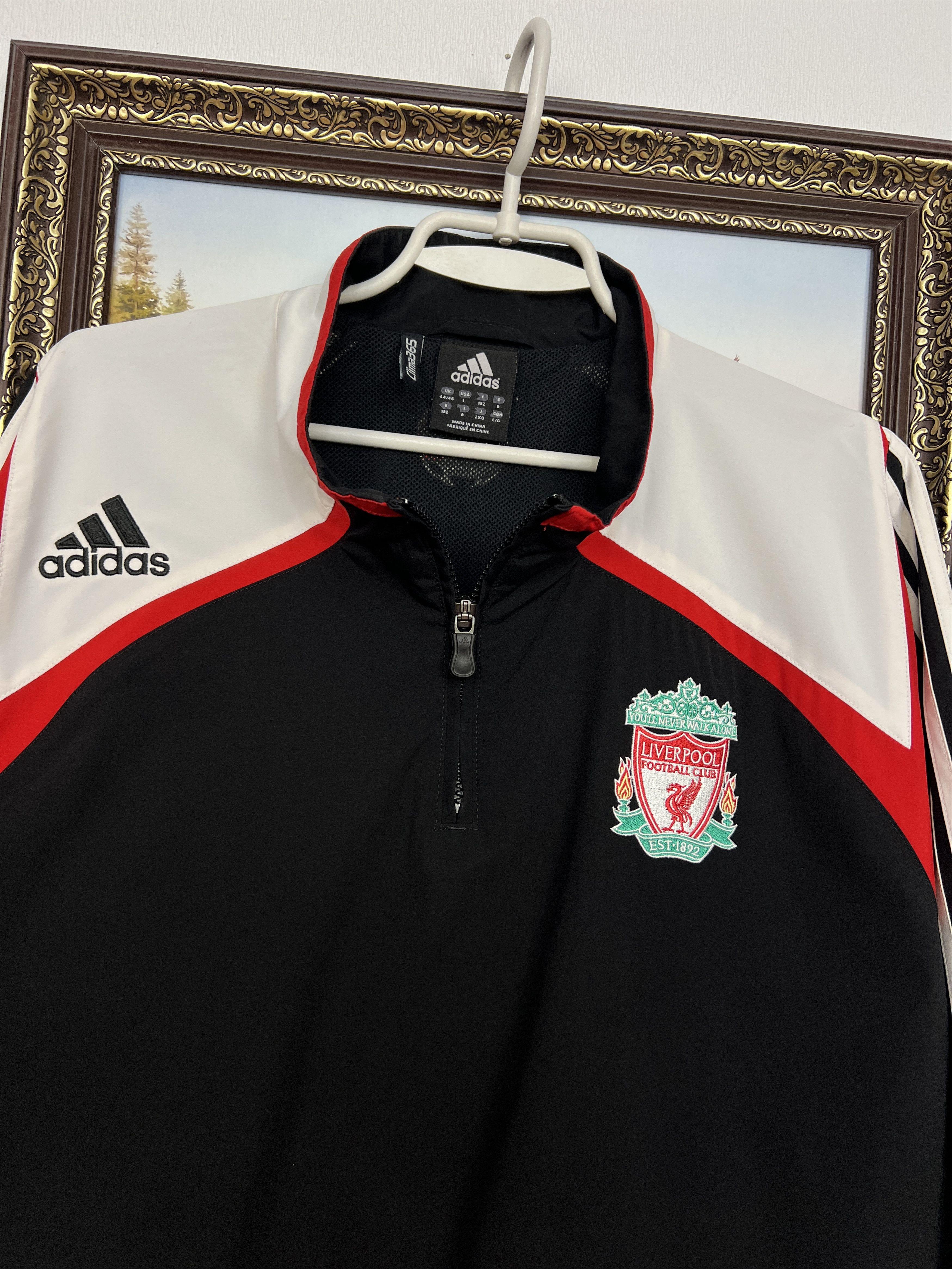 Adidas Vintage Liverpool Football Jacket Track Top Gunners Rare Size US XL / EU 56 / 4 - 3 Thumbnail