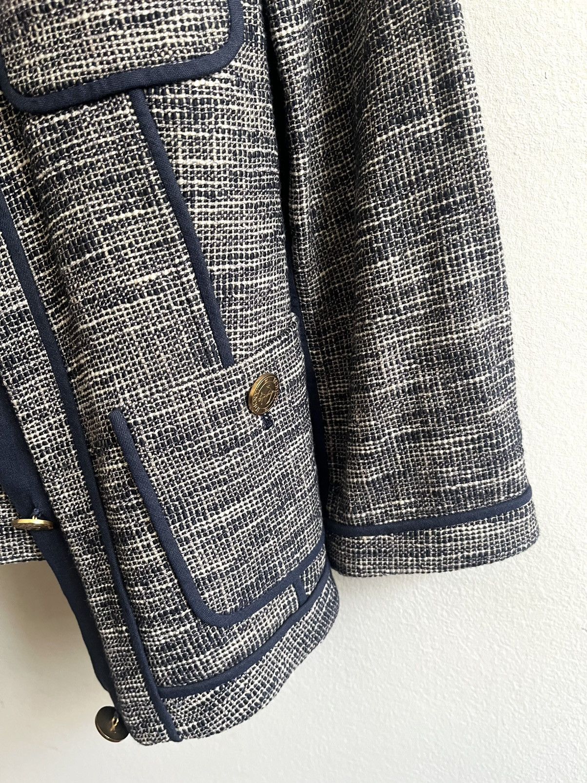 DKNY × Donna Karan DKNY Cropped Blazer Size L / US 10 / IT 46 - 4 Thumbnail
