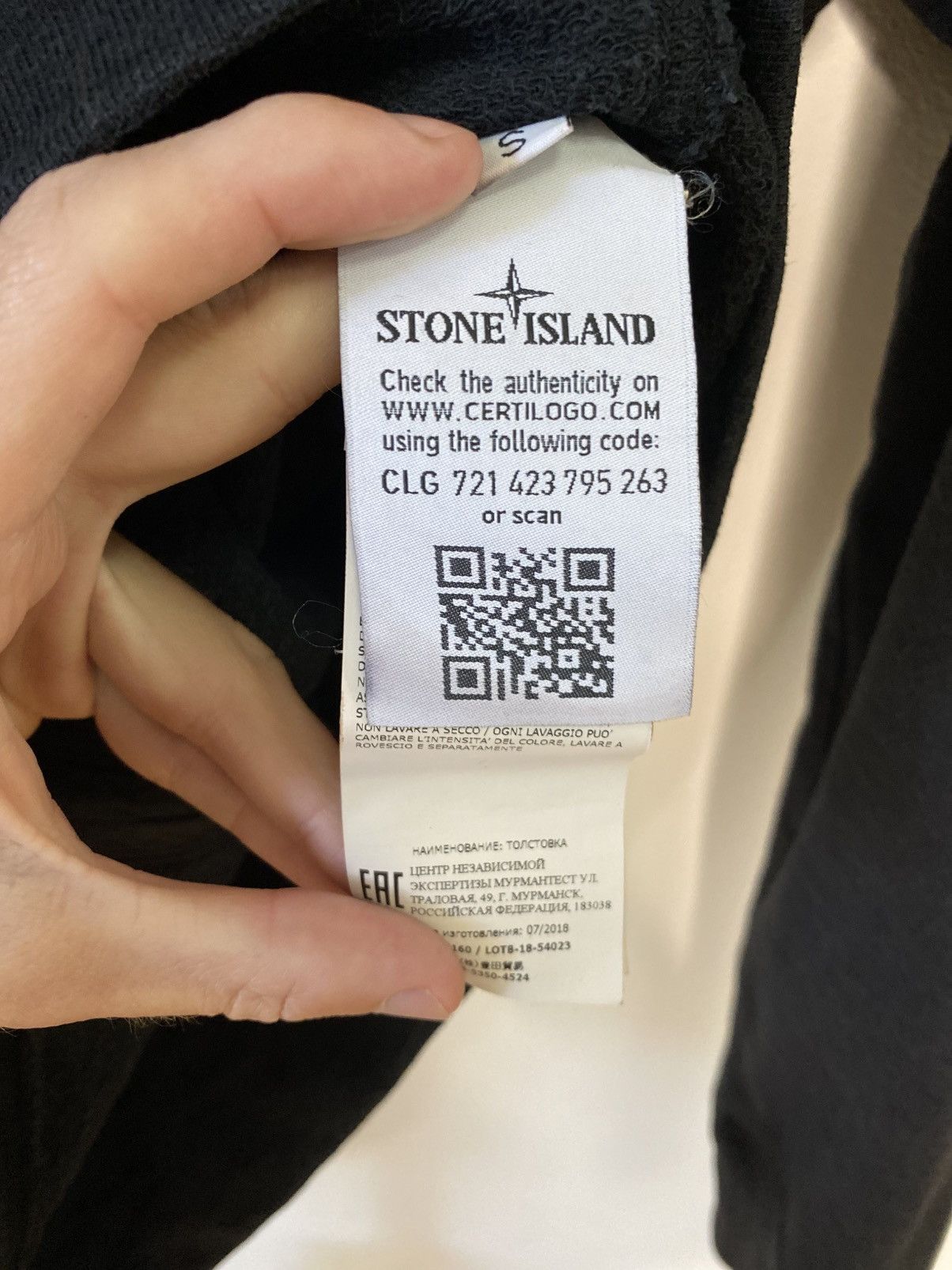 Stone Island Stone Island zip-up hoodie — black Size US S / EU 44-46 / 1 - 7 Thumbnail