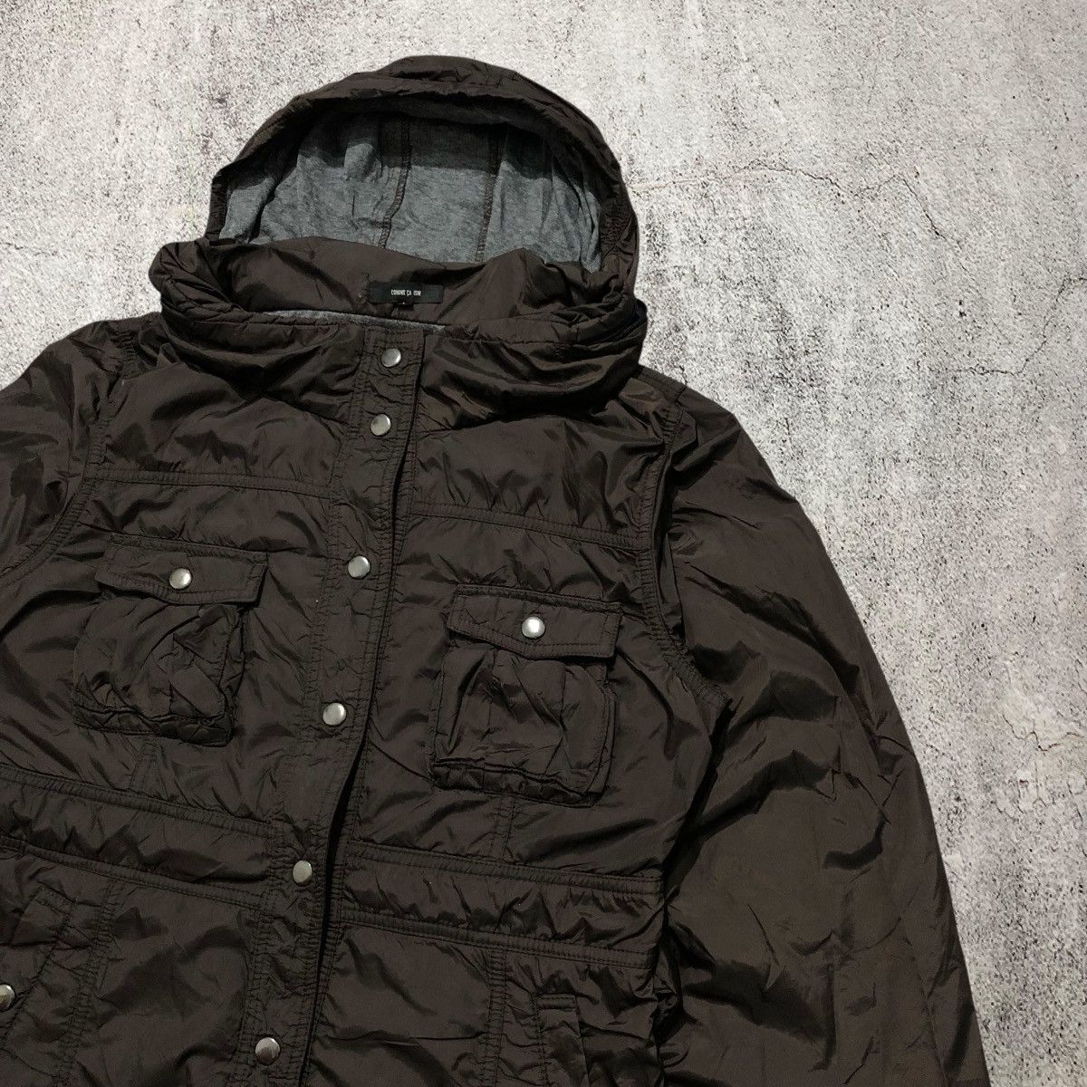 Comme Ca Ism 2000s Comme Ca Ism Jacket Luxury With Hoodie Dark Brown Size US M / EU 48-50 / 2 - 2 Thumbnail