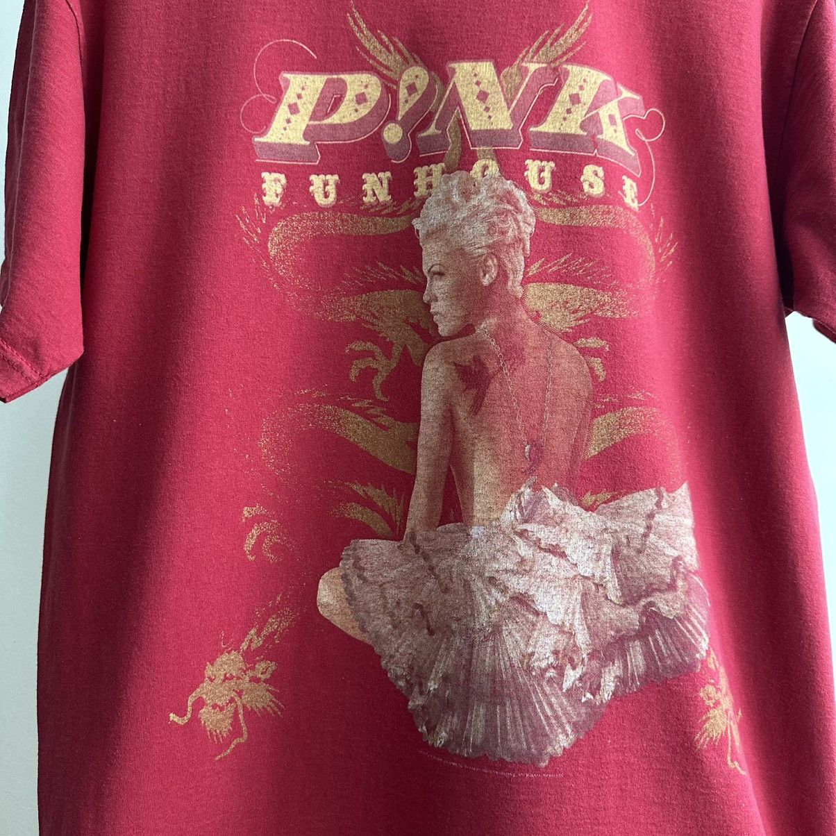 Band Tees × Vintage Vintage 2010 Pink Funhouse Summer Carnival Tour Tee Size US M / EU 48-50 / 2 - 6 Thumbnail