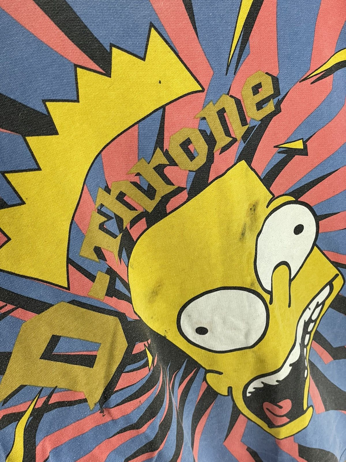 The Simpsons × Vintage Vintage 90s The Simpsons Longsleeve Overprint Rare Shirt Size US L / EU 52-54 / 3 - 9 Thumbnail