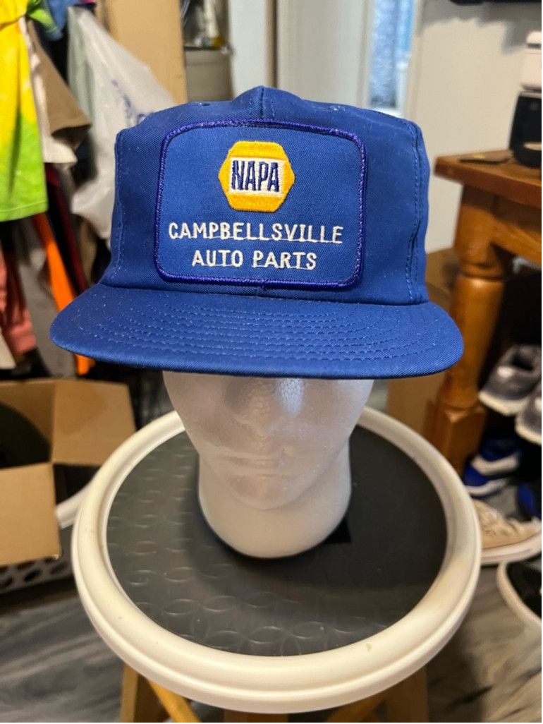 Vintage Vintage Unisex NAPA Baseball Cap Adjustable Blue Size ONE SIZE - 1 Thumbnail