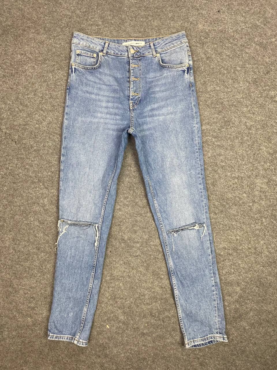 Japanese Brand a nine bing x gina tricot distressed denim nice design Size 32" / US 10 / IT 46 - 1 Thumbnail