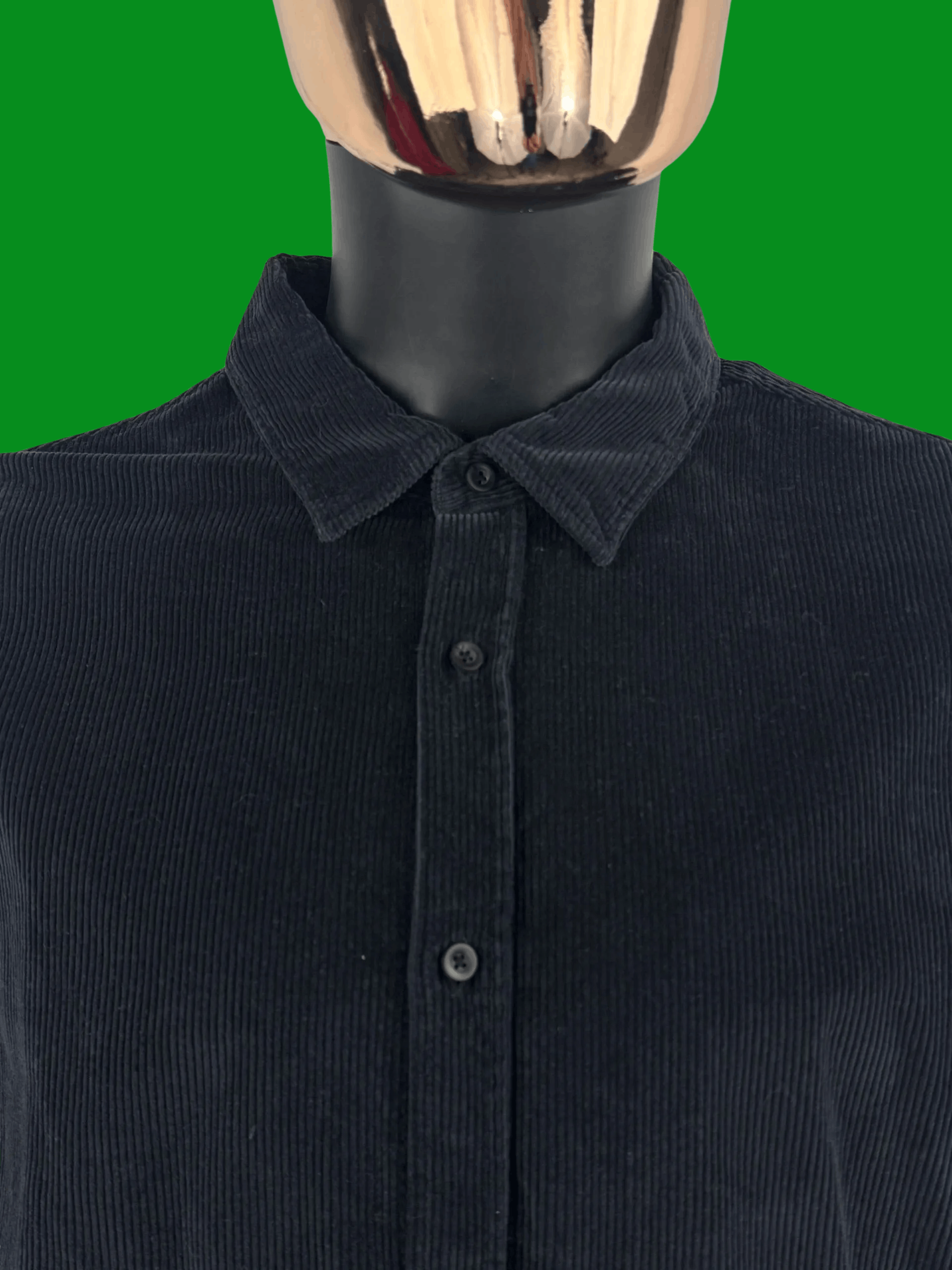 Vintage VTG Intimissimi Uomo Corduroy Button Up Shirt Long Sleeve Size US XL / EU 56 / 4 - 3 Thumbnail