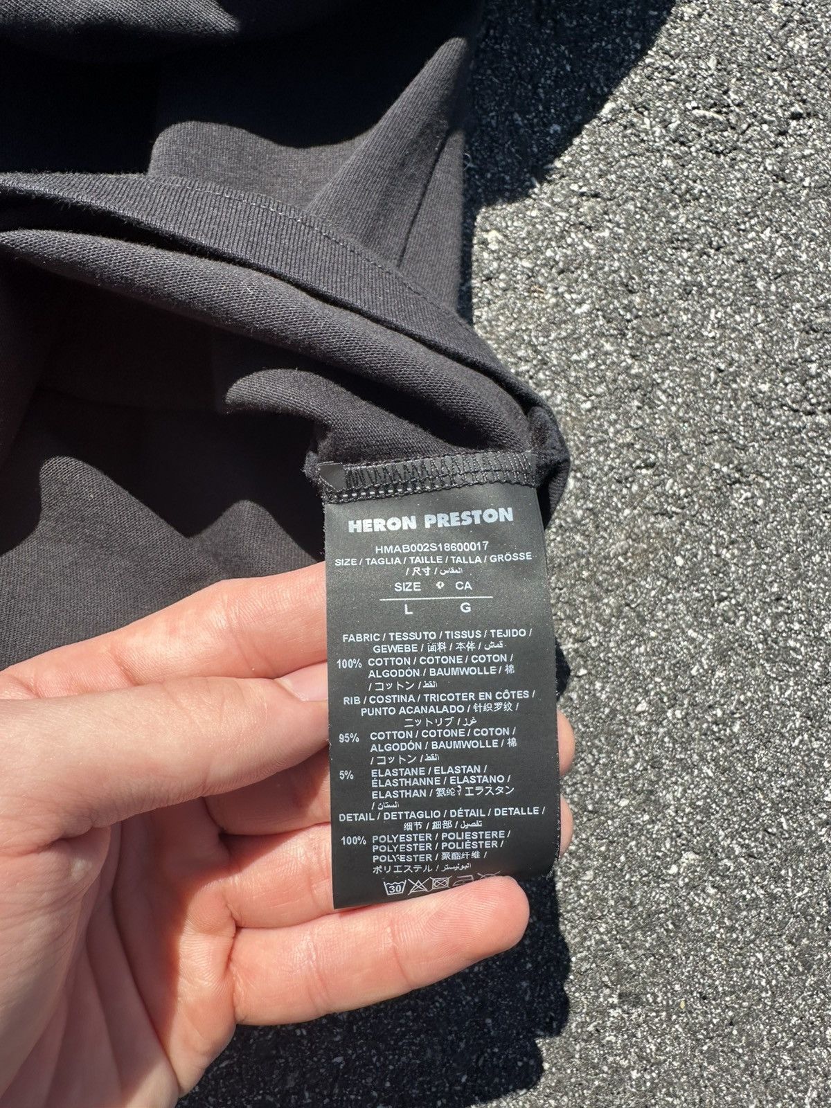 Heron Preston Heron Preston black 24 hour psycho longsleeve Size US L / EU 52-54 / 3 - 7 Thumbnail