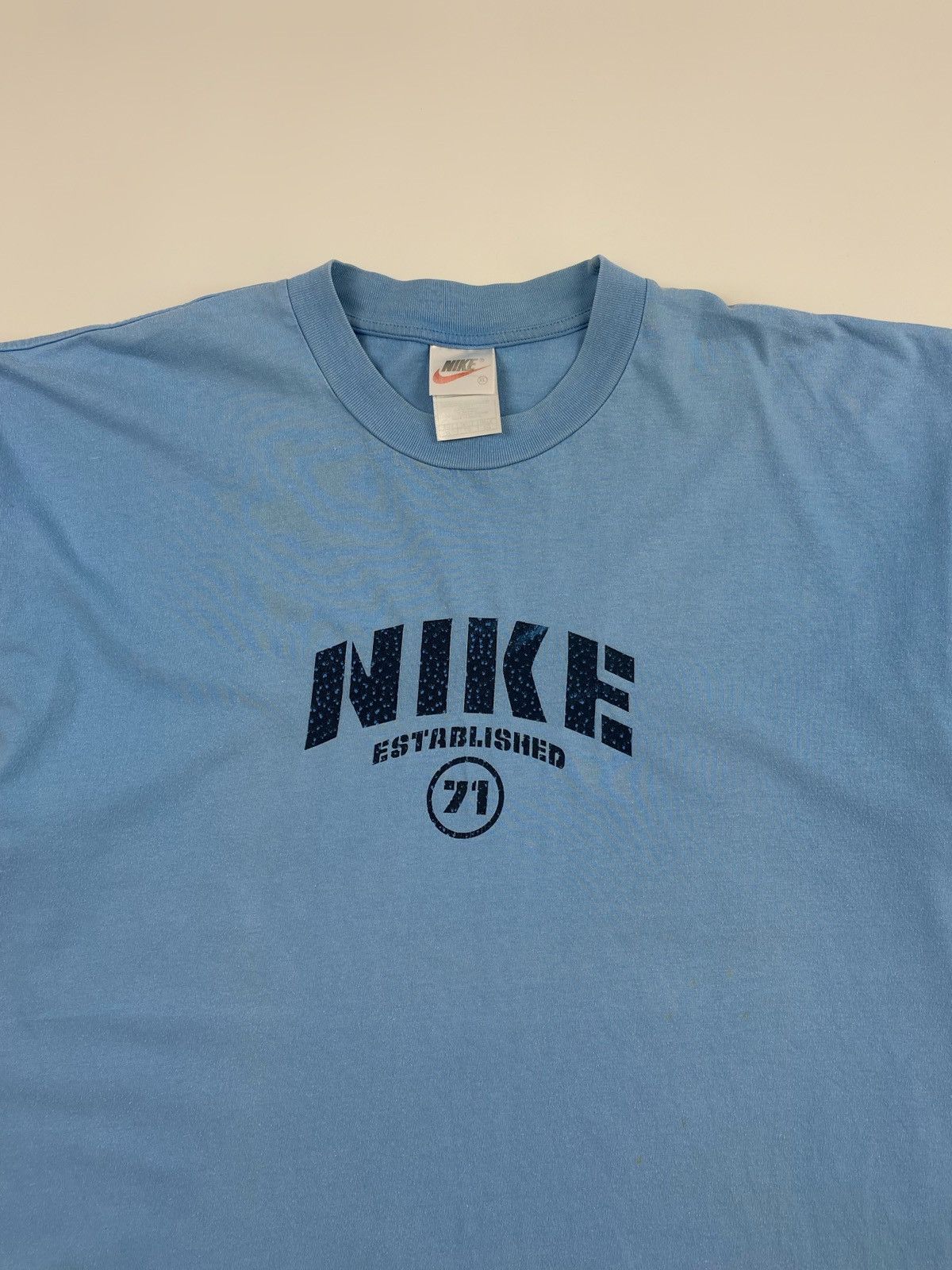 Nike × Vintage 1990’s Vintage Nike 71 T-Shirt Size US XL / EU 56 / 4 - 2 Thumbnail