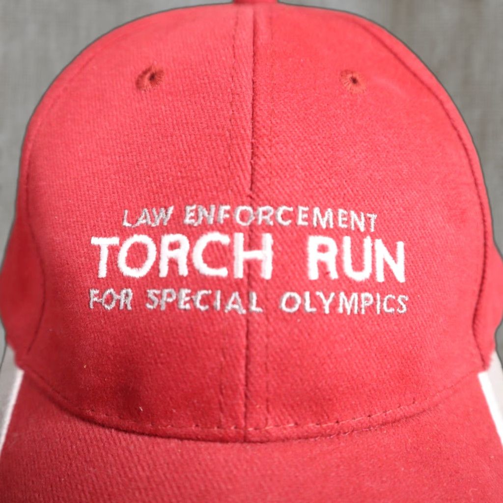 Vintage Law Enforcement Torch Run Virginia VA Baseball Cap Hat Special Olympics Adult Size ONE SIZE - 1 Thumbnail