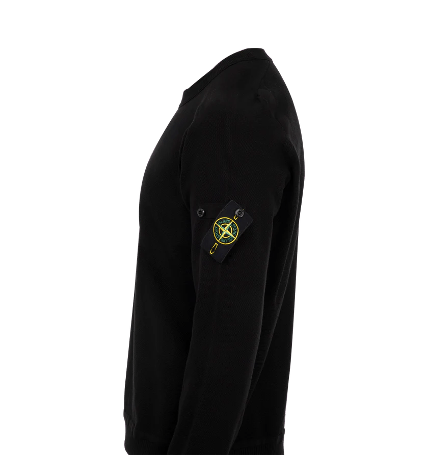Stone Island o1h1sh10525 Crew Neck Jumper in Black Size US L / EU 52-54 / 3 - 3 Thumbnail