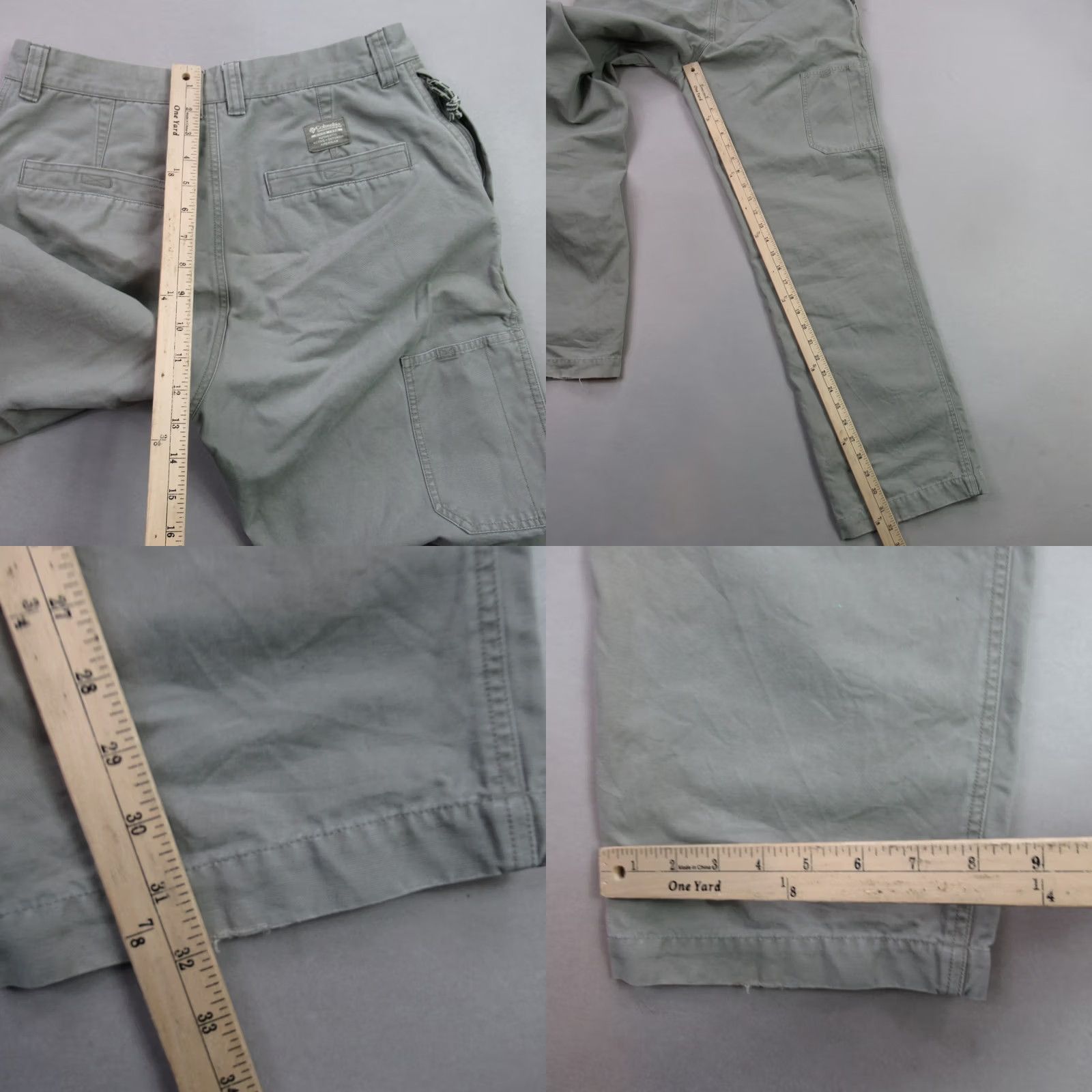 Vintage Columbia Pants Mens 32 Cargo Hiking Straight Fit Gray Casual Pockets Size US 32 / EU 48 - 8 Thumbnail
