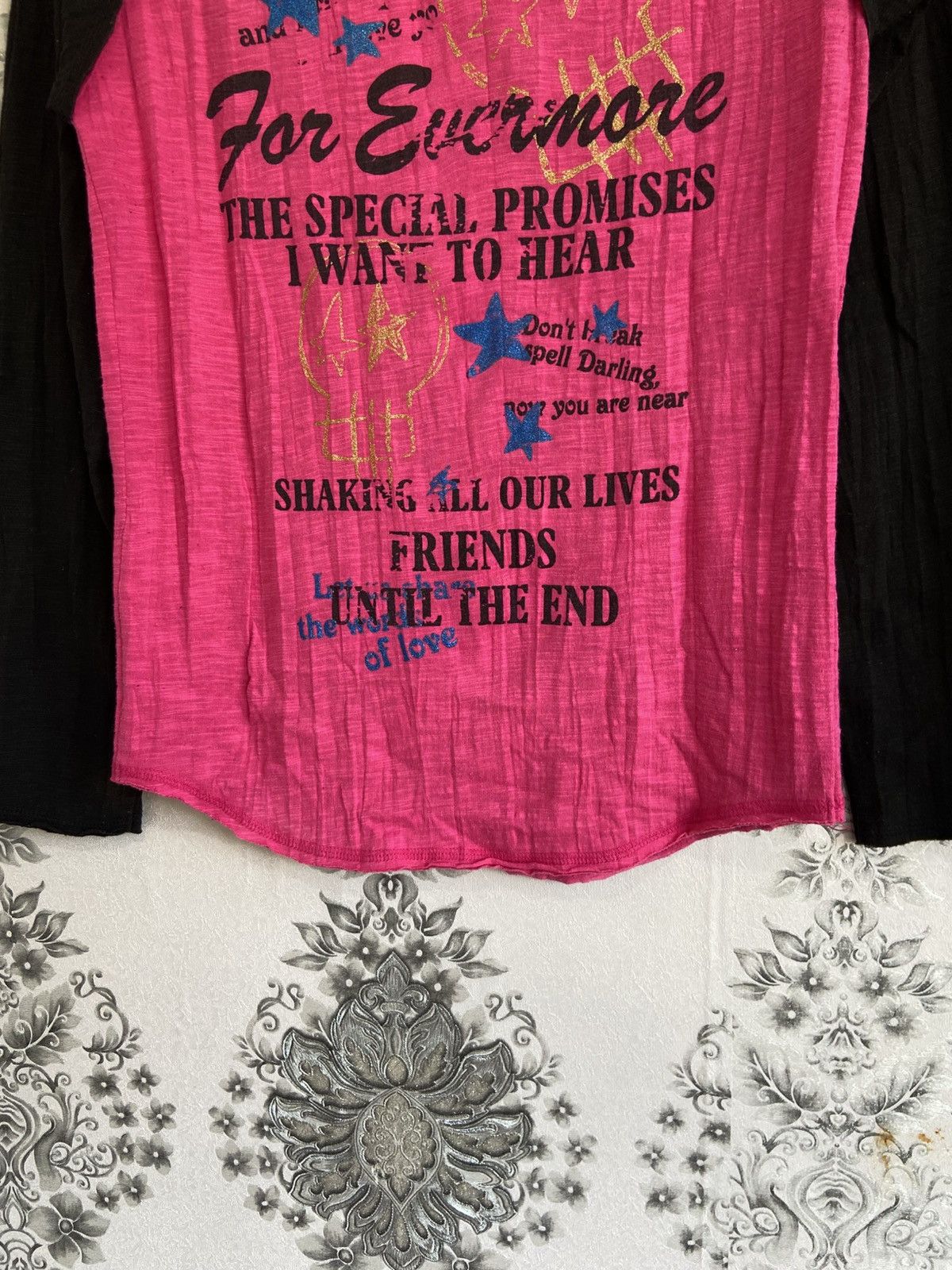 Hysteric Glamour Japanese Poem Skull Blue Strive HystericGlamour Style Size US M / EU 48-50 / 2 - 12 Thumbnail
