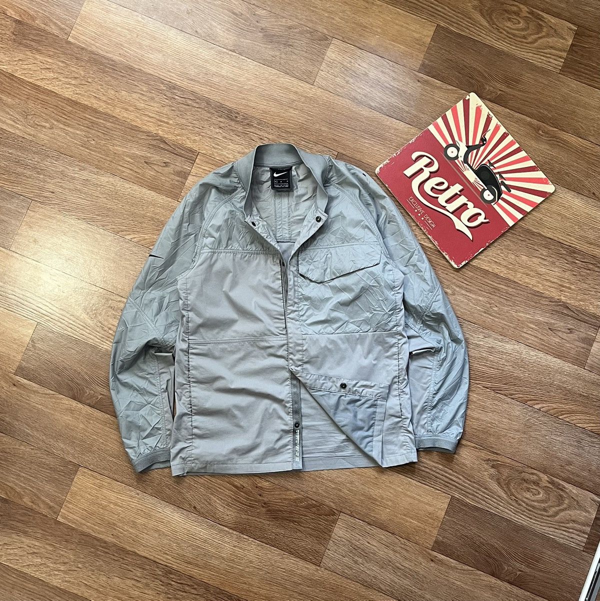 Nike Nike Sportswear Tech Pack Grey Woven Jacket Size US M / EU 48-50 / 2 - 2 Thumbnail