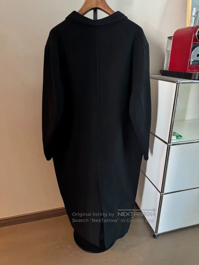 Jil Sander Jil Sander size 48 Long black cashmere coat Size M / US 6-8 / IT 42-44 - 4 Thumbnail
