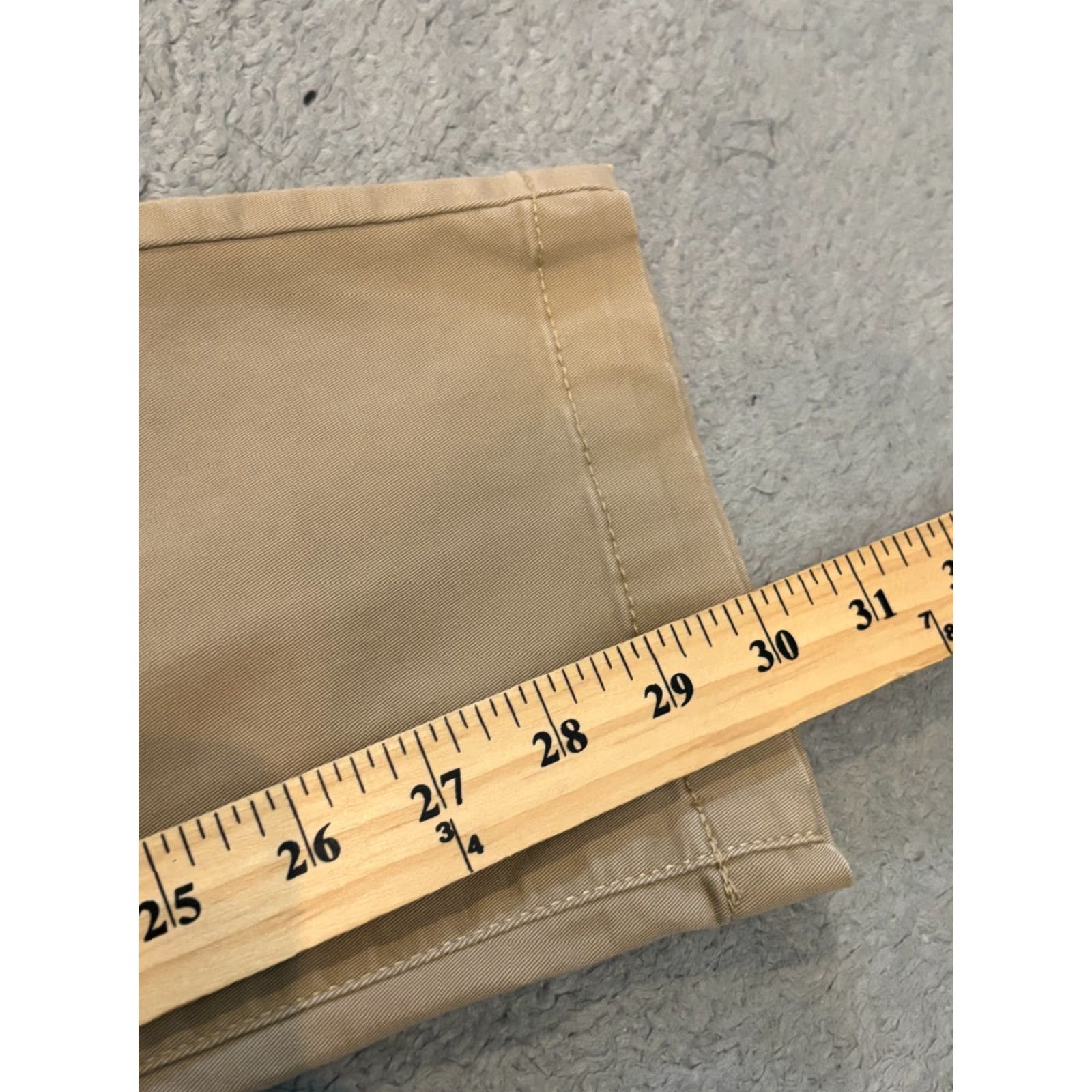 Express Express Chino Pants Mens Slim 32x32 Beige Cotton Blend Stretch Athletic Regular Pants Size US 32 / EU 48 - 5 Thumbnail