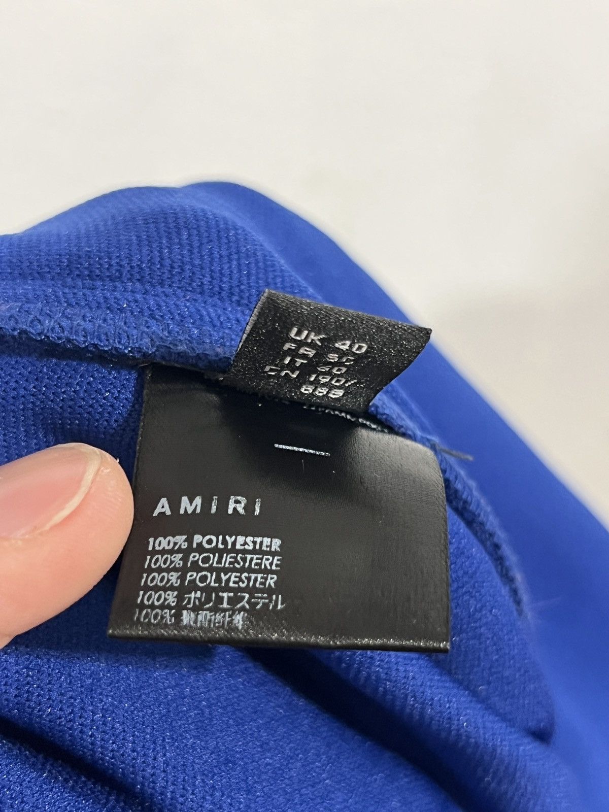 Amiri Amiri Blue Sweatpants Size US 34 / EU 50 - 7 Thumbnail
