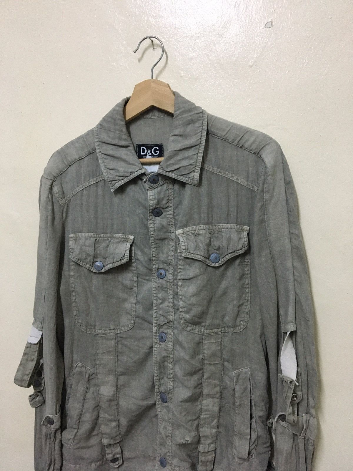 Dolce & Gabbana × Vintage Vintage Dolce & Gabbana Button Shirt MADE IN ITALY Size M / US 6-8 / IT 42-44 - 9 Thumbnail