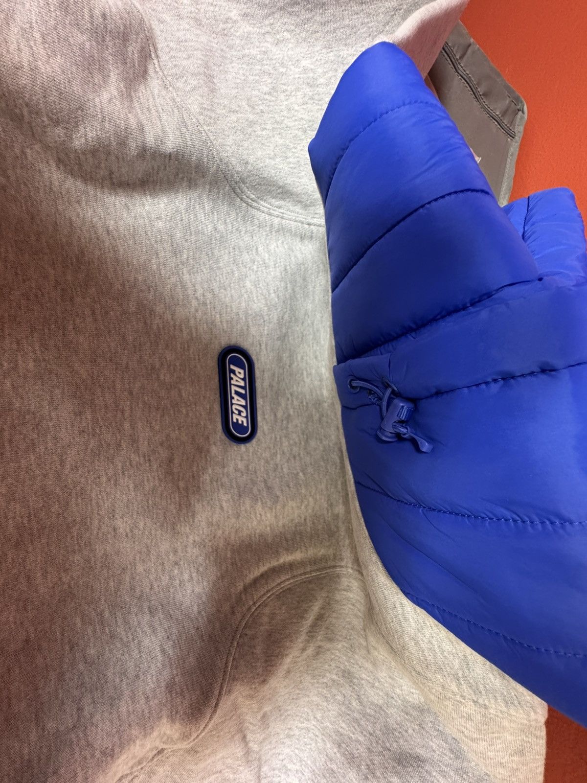 Palace PALACE GREY MARL PUFA HOOD Size US M / EU 48-50 / 2 - 12 Thumbnail