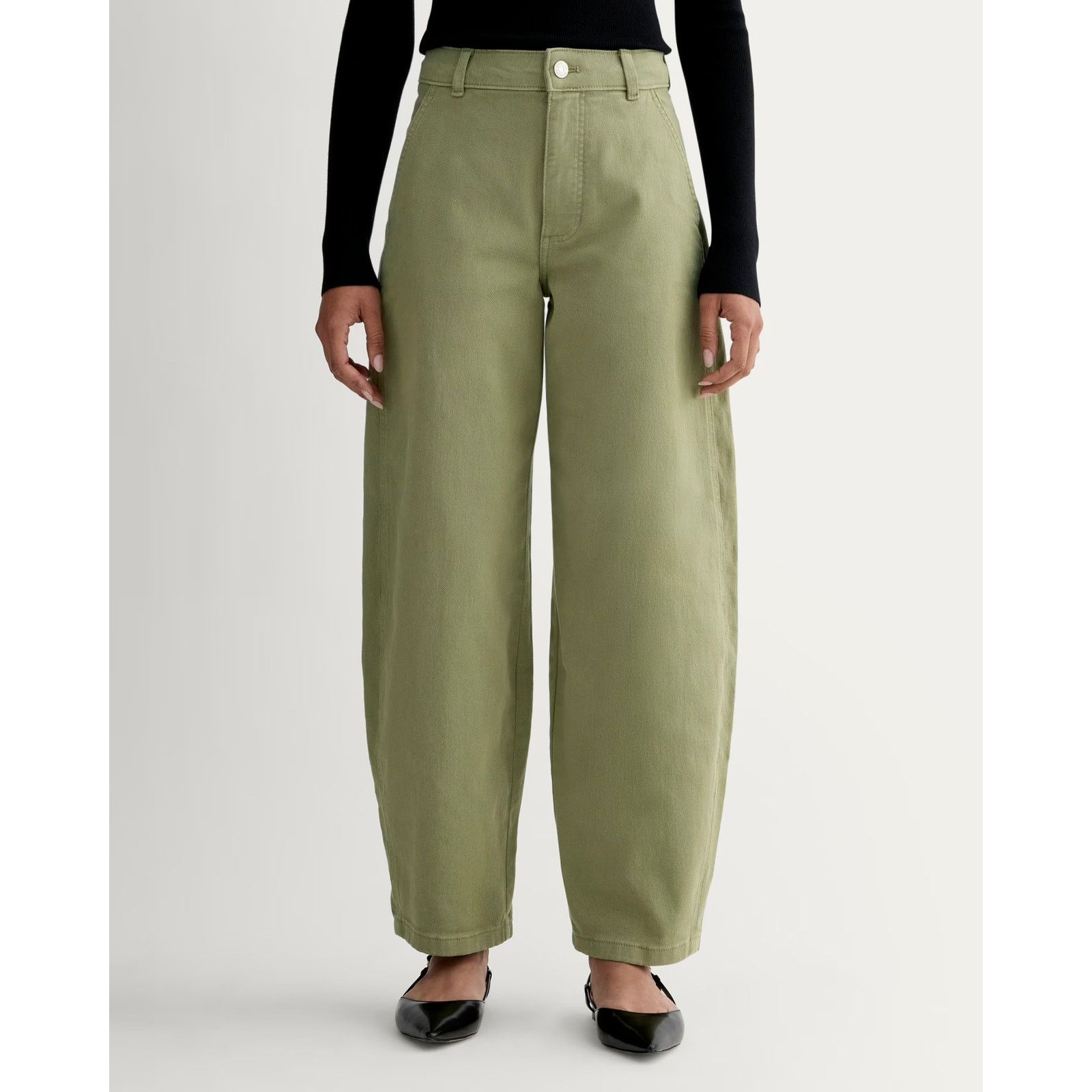 Everlane $128 New Everlane Utility Curve Pant - Green - size 2 Size 26" / US 2 / IT 38 - 1 Thumbnail