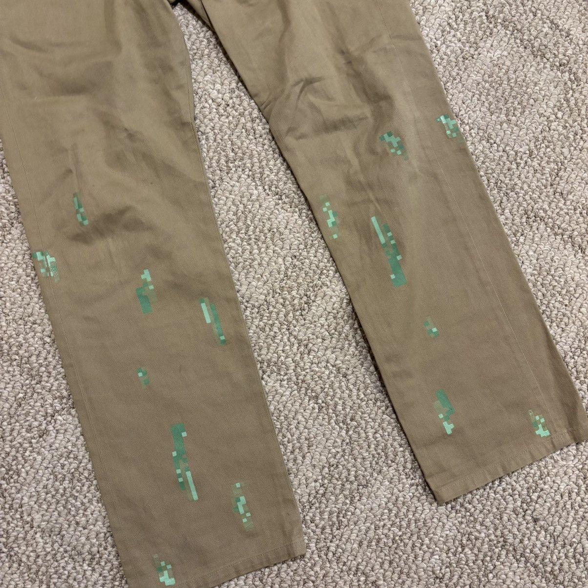 Comme des Garcons Homme Comme des Garçons FW2000 Pixelated Paint Chinos - 32 Size US 32 / EU 48 - 2 Thumbnail