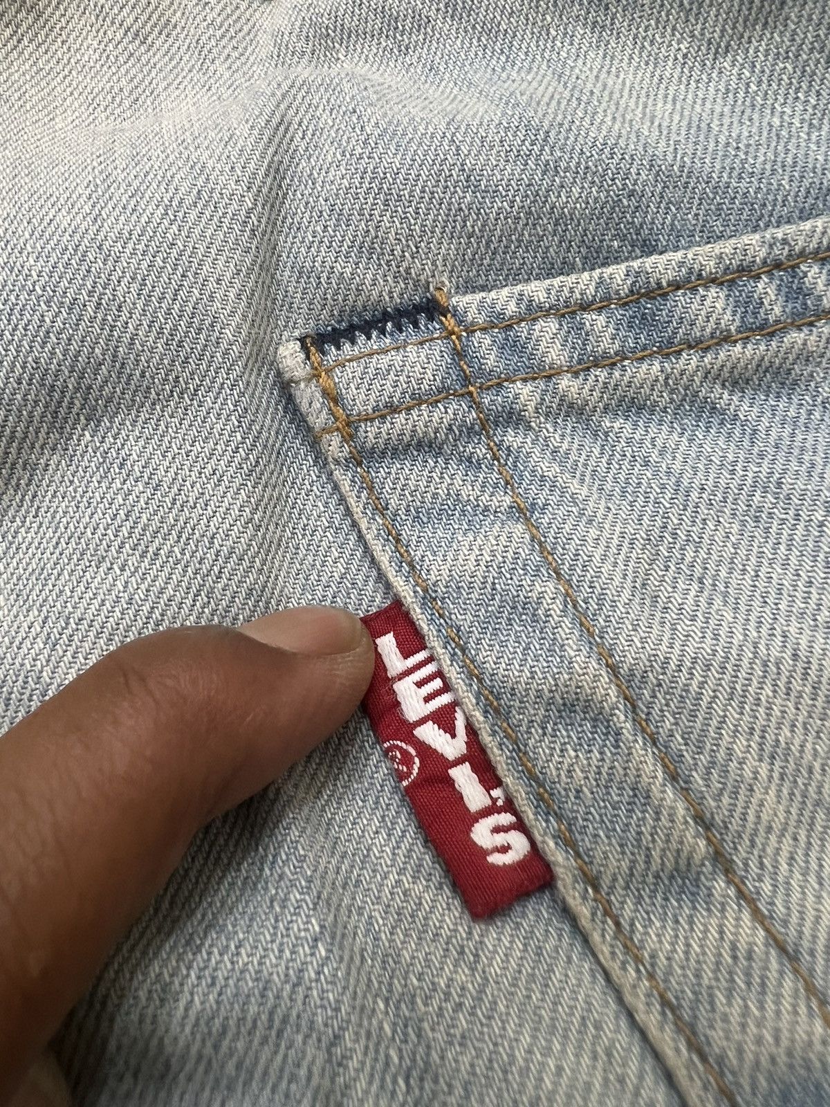 Hysteric Glamour × Undercover 2000s Levis Big E Twisted Panel Rebuild Jeans y2k Lgb Ifsix Size US 32 / EU 48 - 9 Thumbnail