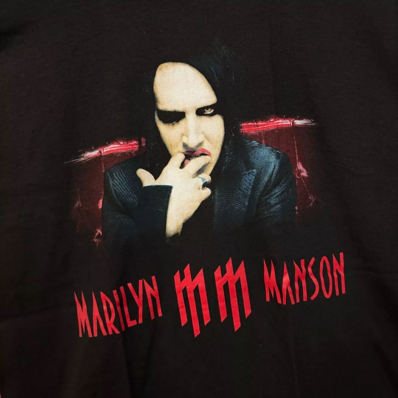 Marilyn Manson Marilyn Manson Eat Me Drink Me Album Art Gothic Rock Tee XL Size US XL / EU 56 / 4 - 4 Thumbnail