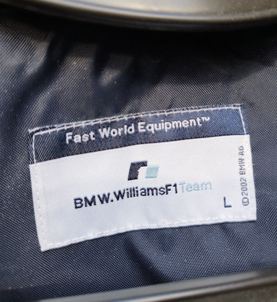 BMW VINTAGE BMW Williams F1 Team Paddock Nylon Jacket Retro 00s Size US L / EU 52-54 / 3 - 7 Thumbnail