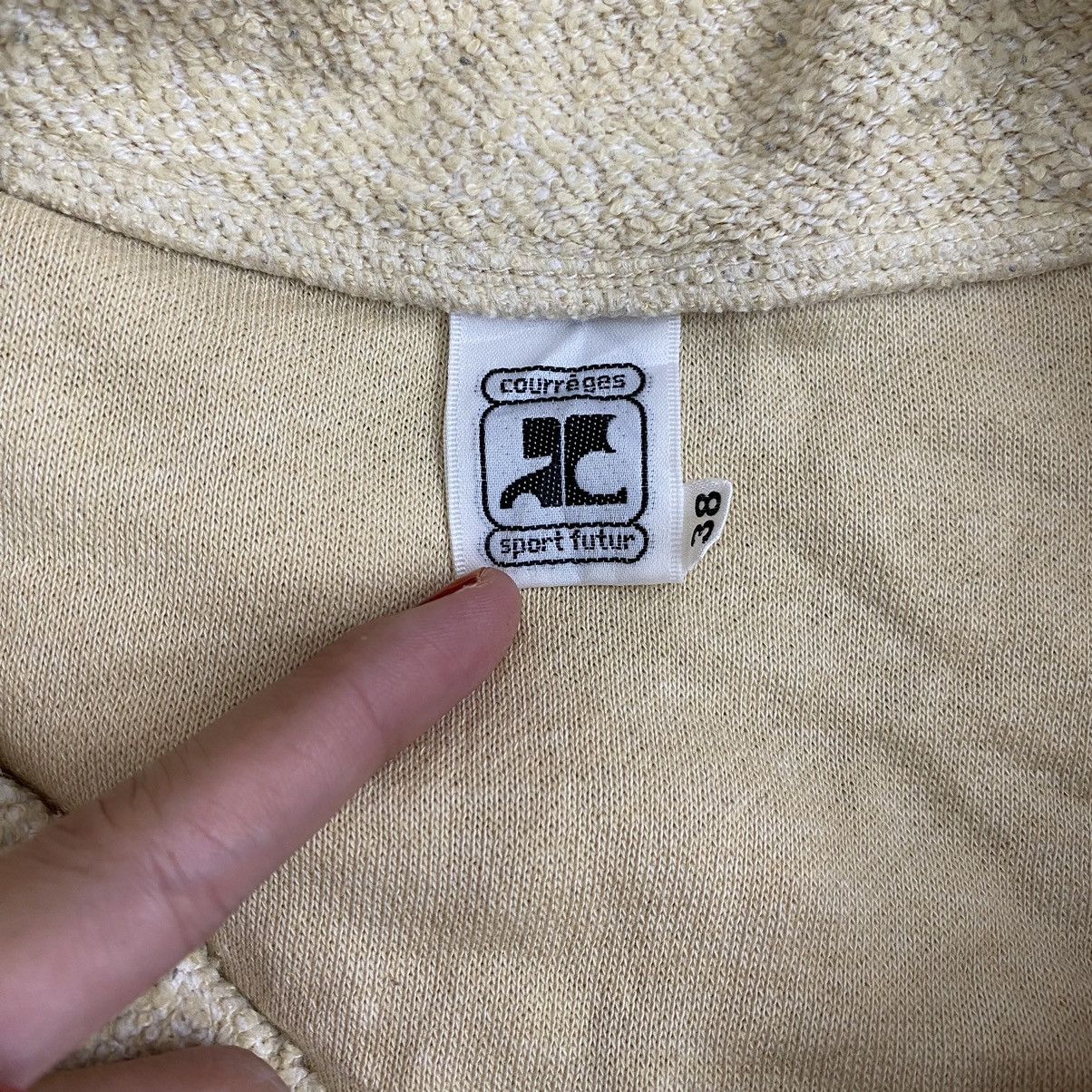 Courreges × Vintage Vintage COURREGES SPORT FUTUR France Designer Half Zipper Size US S / EU 44-46 / 1 - 3 Thumbnail