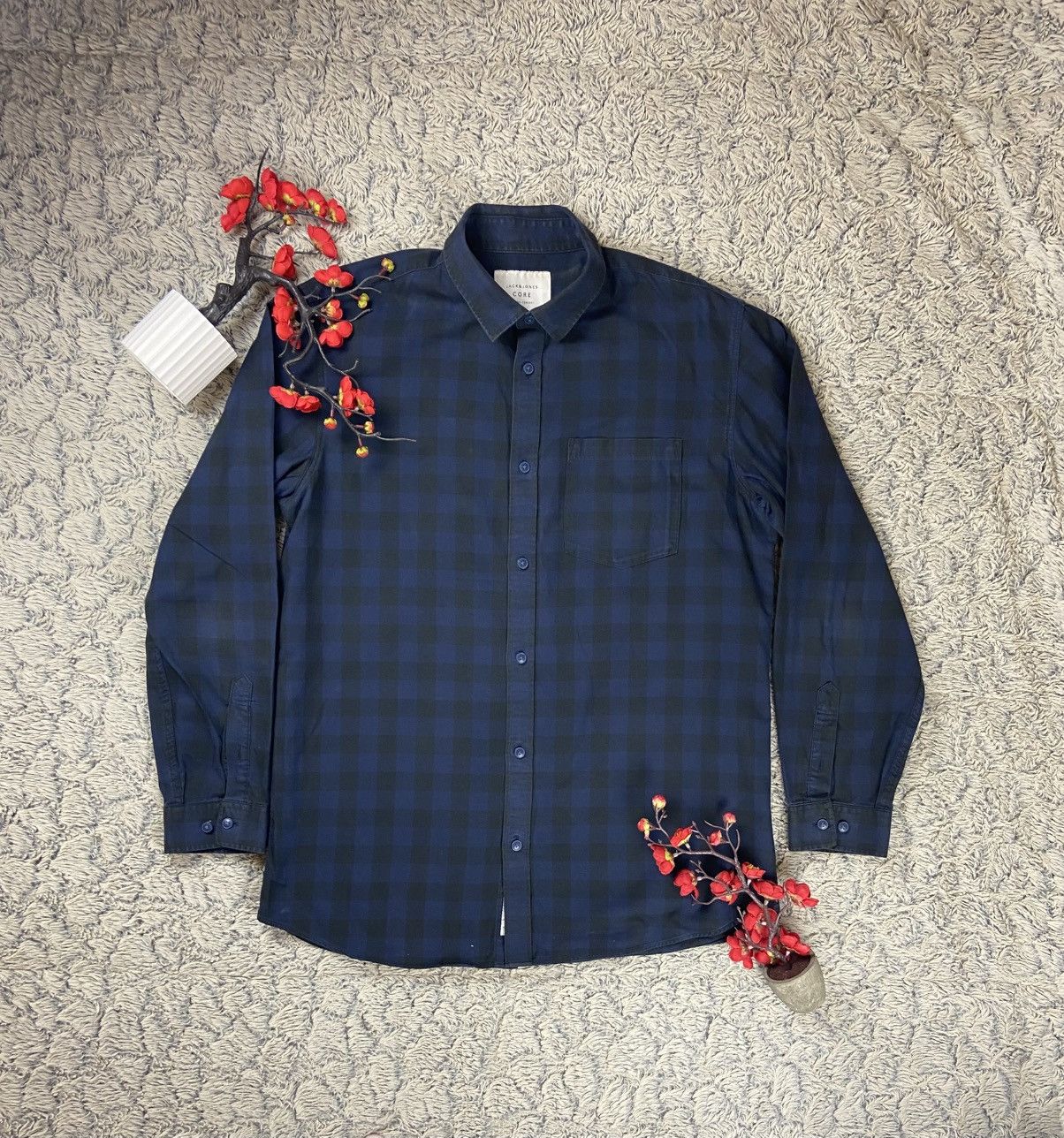 Jack & Jones × Vintage Jack and Jones Shirt Size XL Size US XL / EU 56 / 4 - 1 Thumbnail