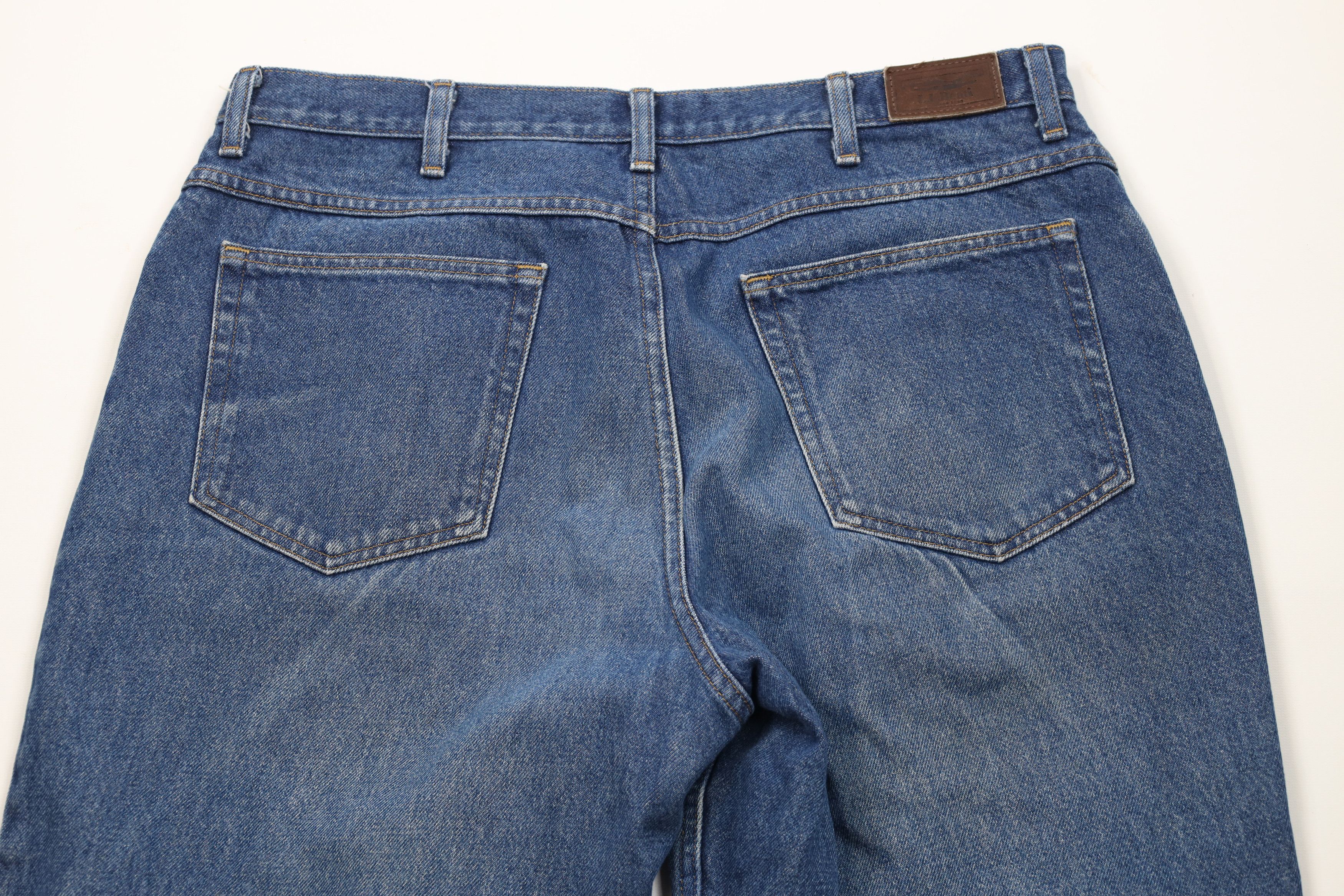 L.L. Bean Vintage Y2K LL Bean Relaxed Fit Denim Jeans Blue Cotton Size US 37 - 12 Thumbnail