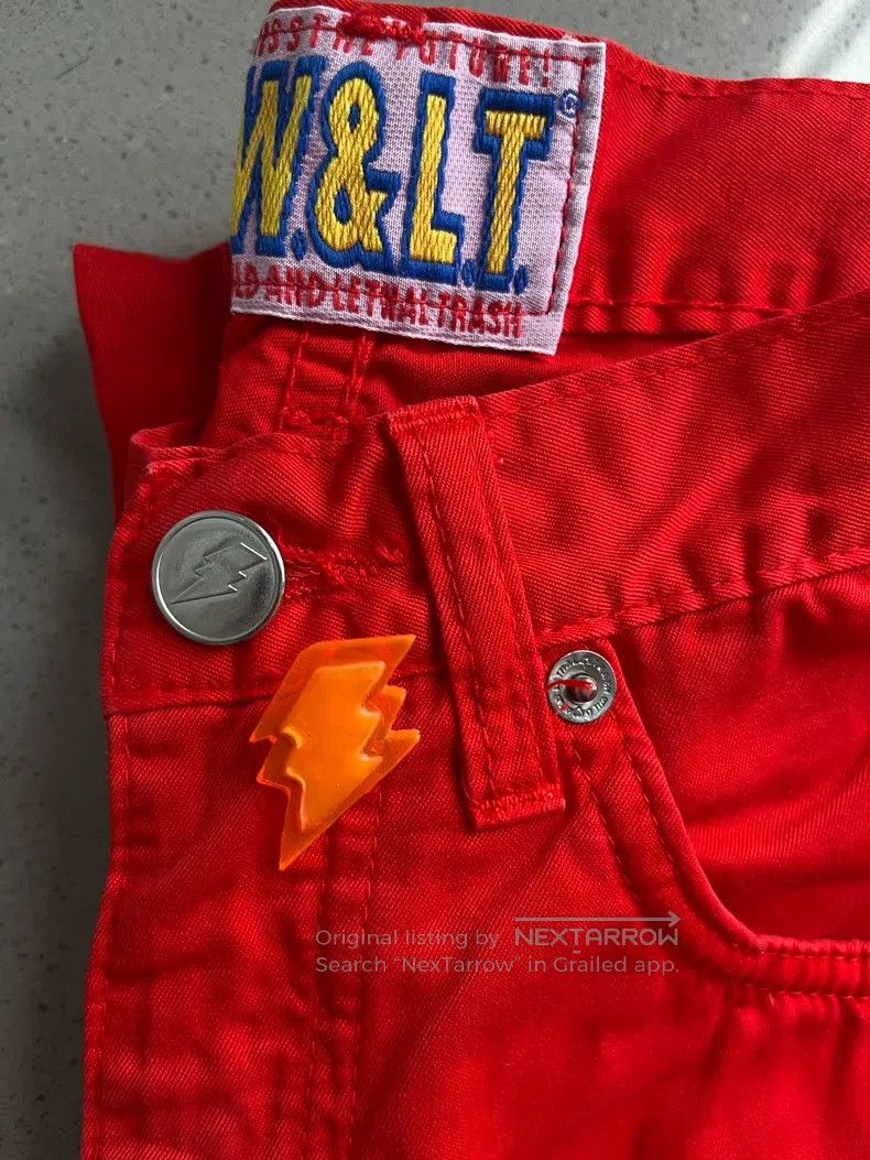 Walter Van Beirendonck Walter Van Beirendonck Mediaeval show red jeans Size US 28 / EU 44 - 8 Thumbnail