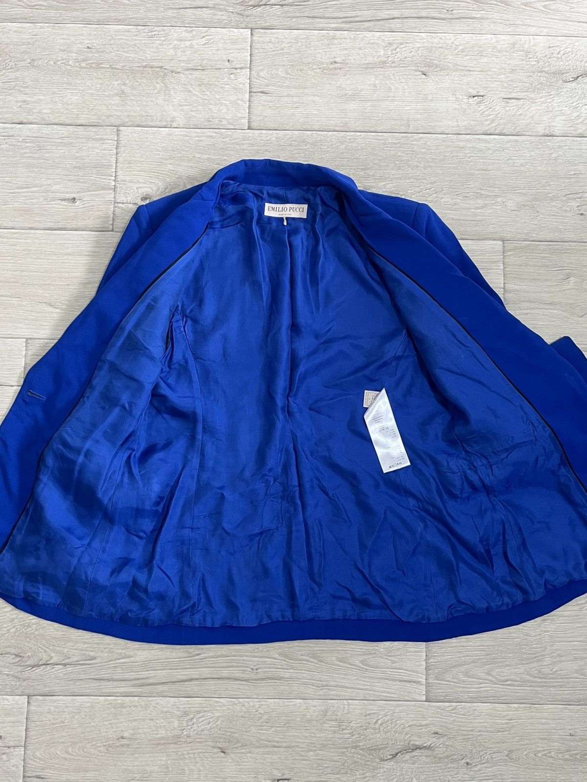 Emilio Pucci Emilio Pucci Electric Blue Tailored Blazer IT 46 US 8-10 M-L Size M / US 6-8 / IT 42-44 - 5 Thumbnail