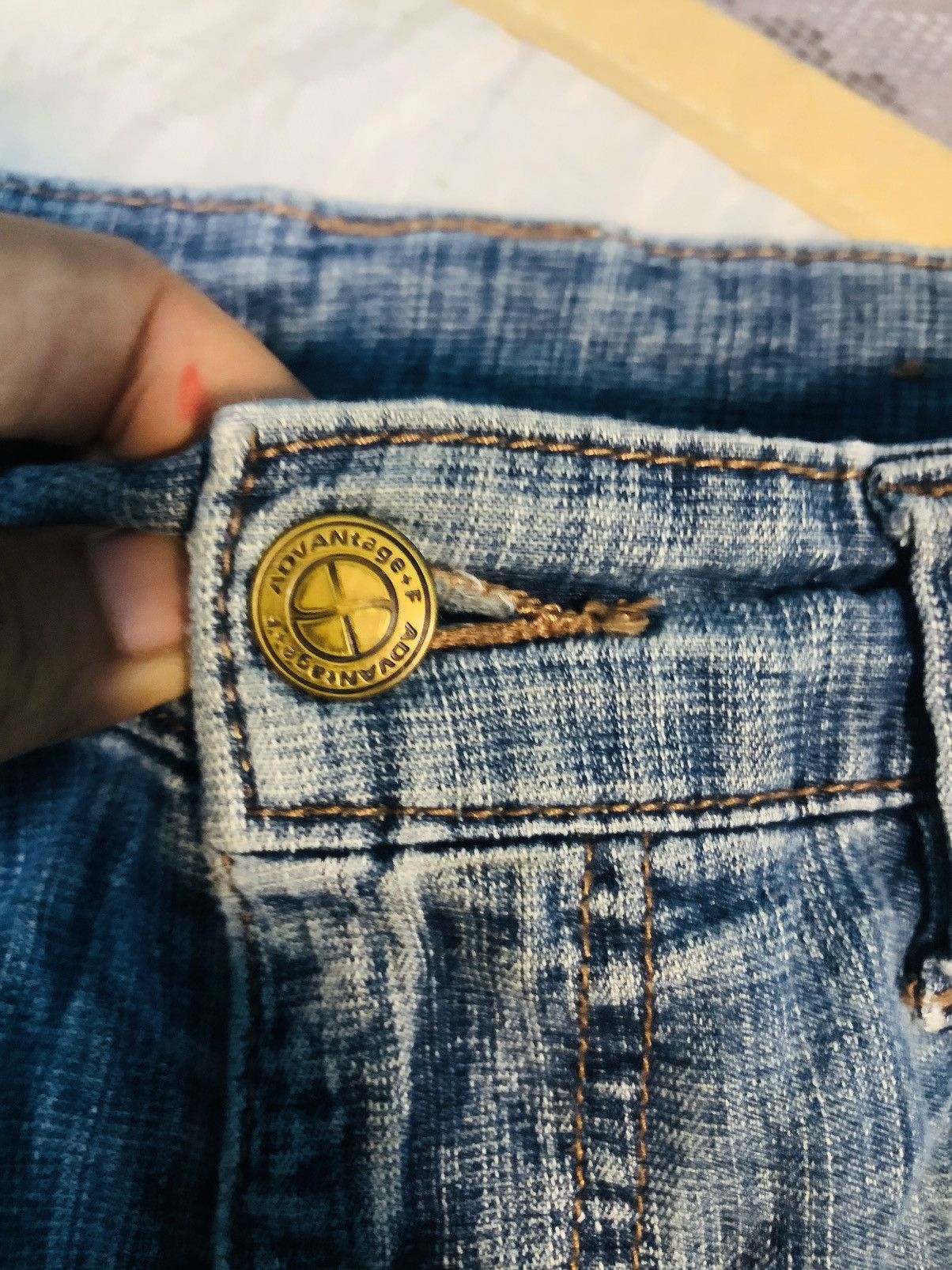 Japanese Brand Advantage Denim Jeans (10) Size 28" / US 6 / IT 42 - 7 Thumbnail