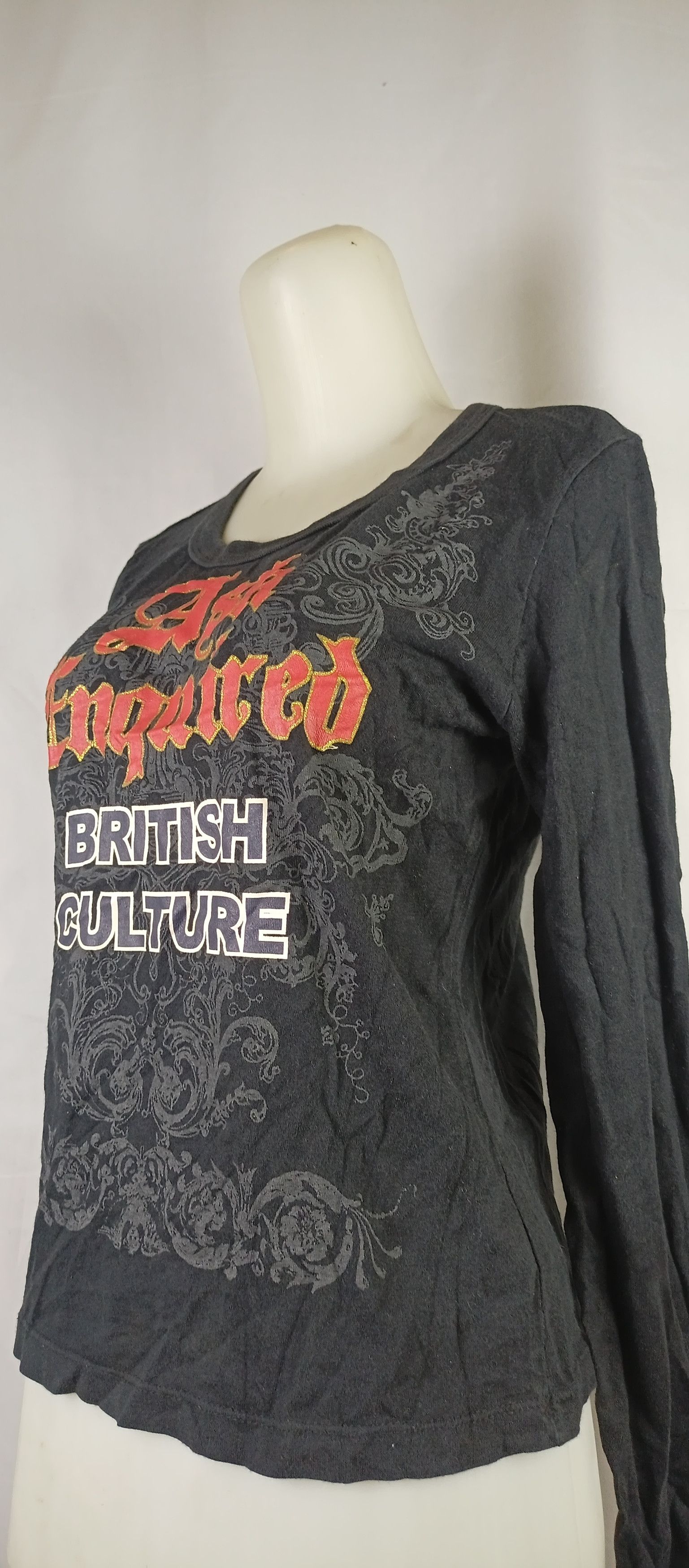Japanese Brand × Le Grande Bleu (L.G.B.) ASK ENQUIRED British Culture Black Long Sleeve Tsirt Size M / US 6-8 / IT 42-44 - 16 Thumbnail