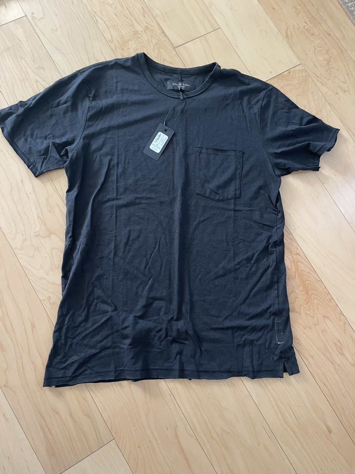 Rag & Bone Rag and Bone M pocket t shirt black mens new Size US M / EU 48-50 / 2 - 7 Thumbnail