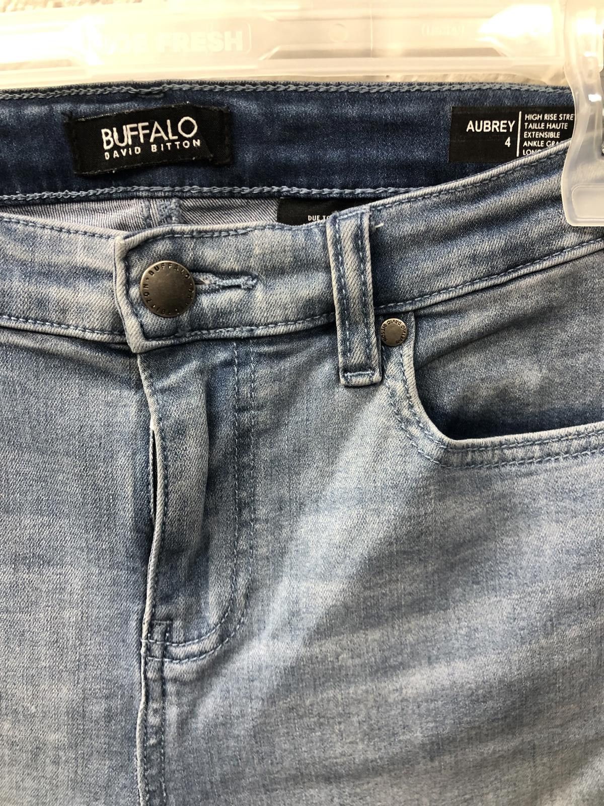 Buffalo David Bitton Buffalo David Bitton Aubrey High Rise Jeans - Light Wash Size 27" / US 4 / IT 40 - 2 Thumbnail