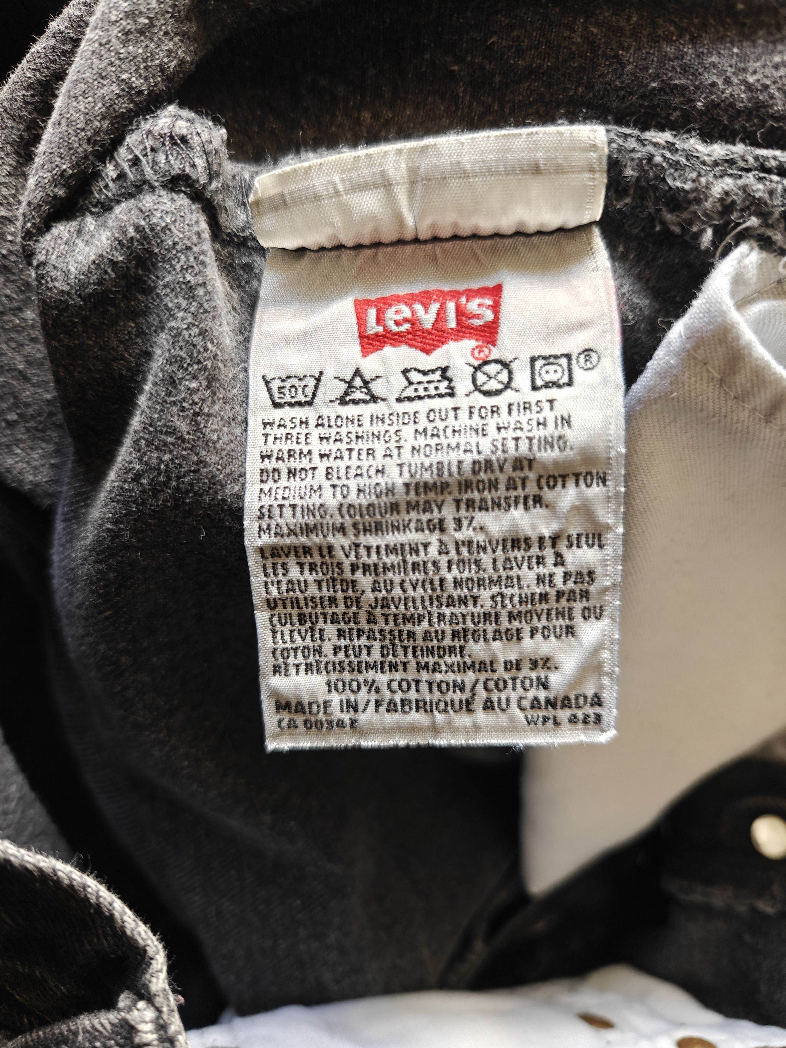 Levi's Vintage Levi's 501 Black Made in Canada Size US 30 / EU 46 - 9 Thumbnail