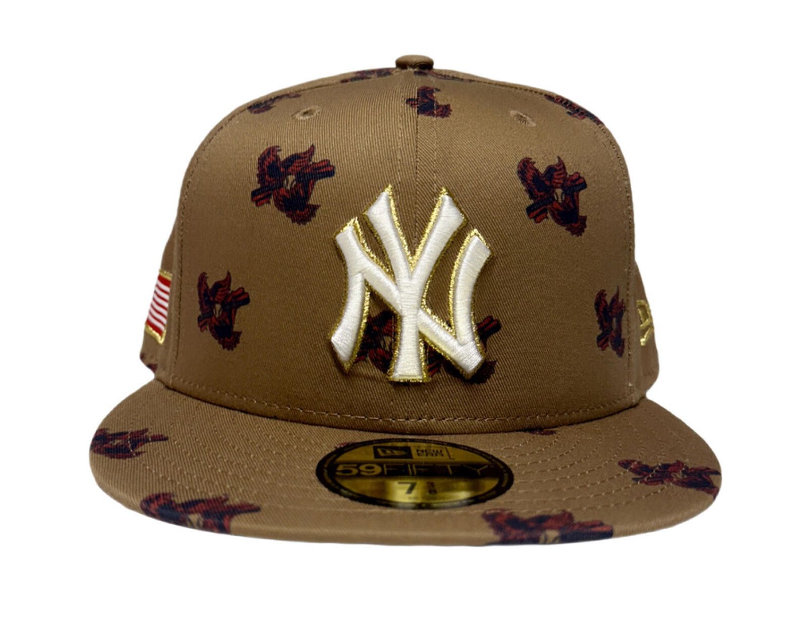 New Era New Era New York Yankees 59FIFTY AL All-Over 7 3/8 Size ONE SIZE - 2 Thumbnail