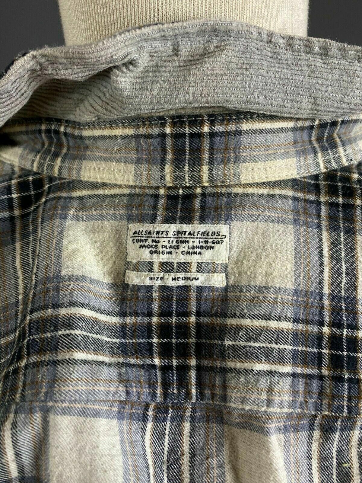 Allsaints All Saints Check Double Pocket Button Down Shirt Size M Size US M / EU 48-50 / 2 - 10 Thumbnail