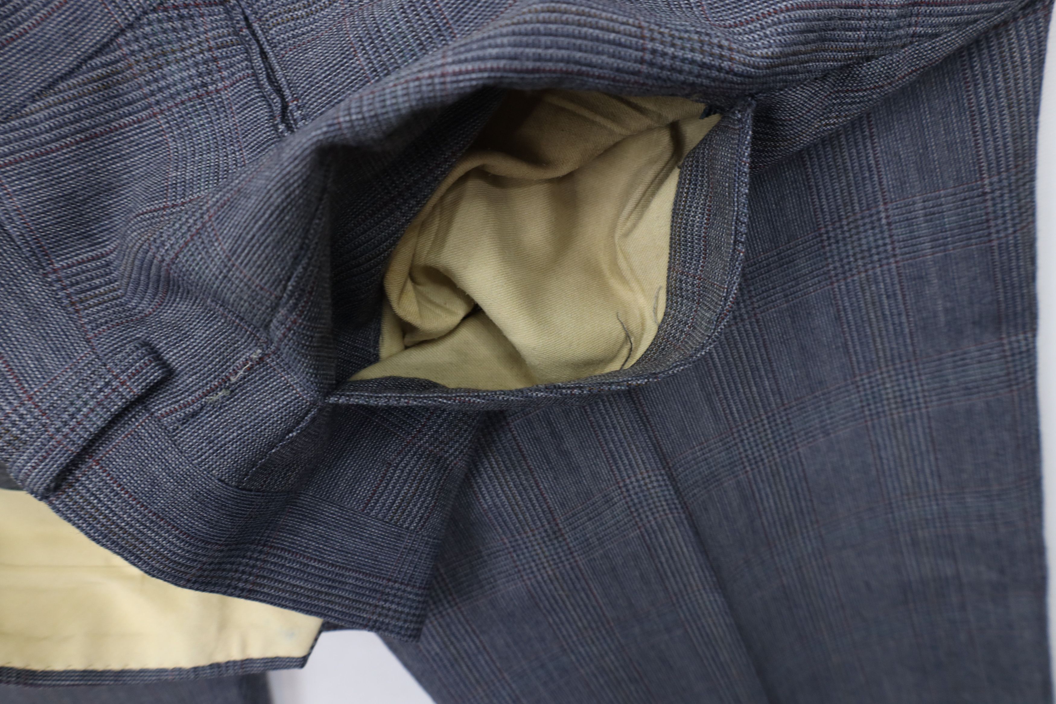 Vintage Vintage 70s Streetwear 3 Piece Wool Wedding Suit Size 40R - 19 Thumbnail
