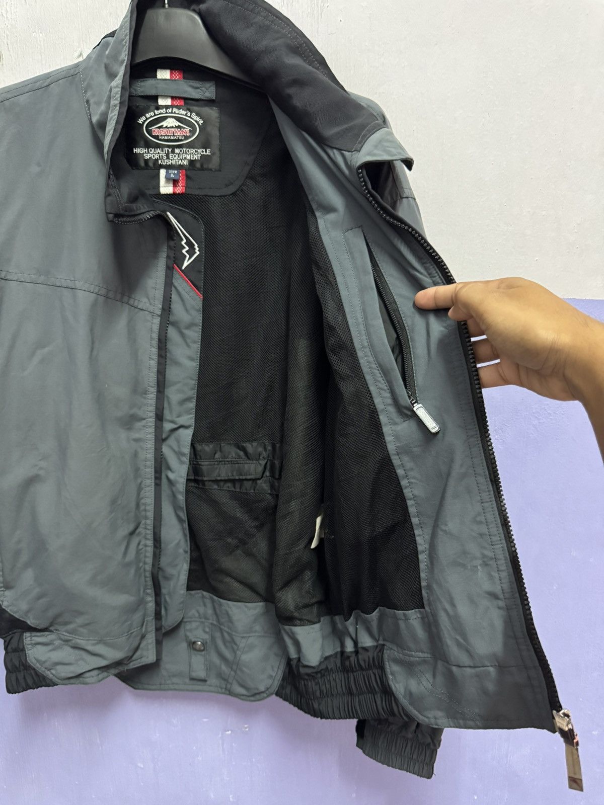 Japanese Brand Kushitani Rider Jacket with Padded Size US L / EU 52-54 / 3 - 8 Thumbnail