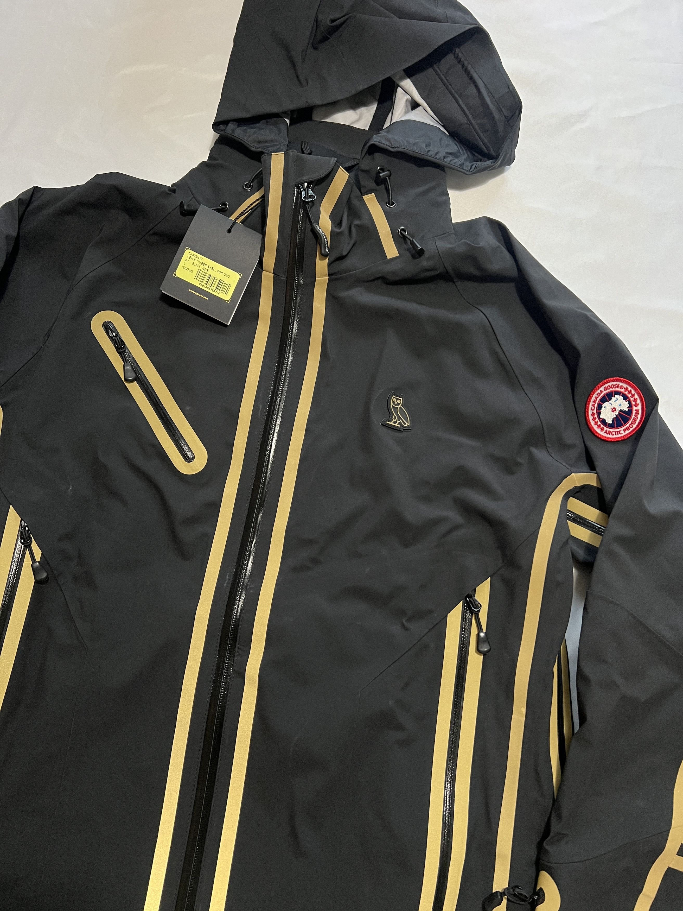 Canada Goose RARE OVO x Canada Goose Timber Shell Jacket Reflective Gold Size US L / EU 52-54 / 3 - 12 Thumbnail