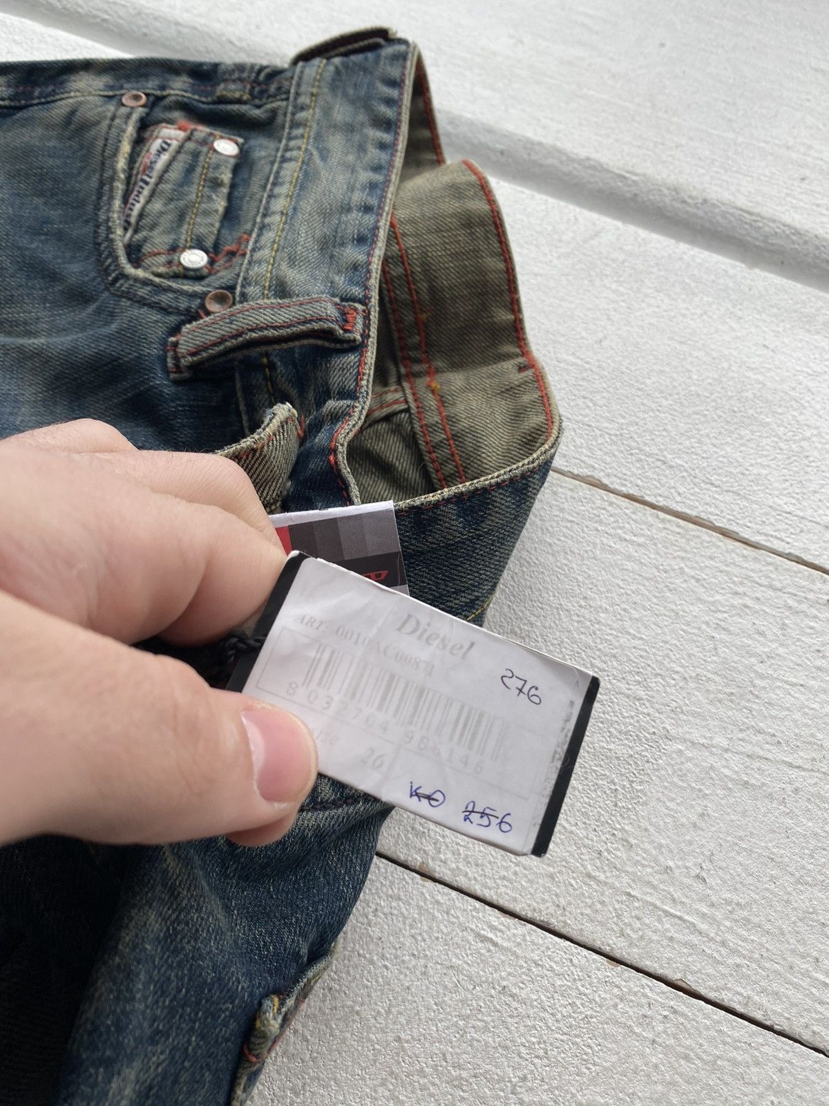 Diesel NWT 90s Luxury Diesel Rame Bootcut Jeans Made in Italy W26 Size 26" / US 2 / IT 38 - 9 Thumbnail